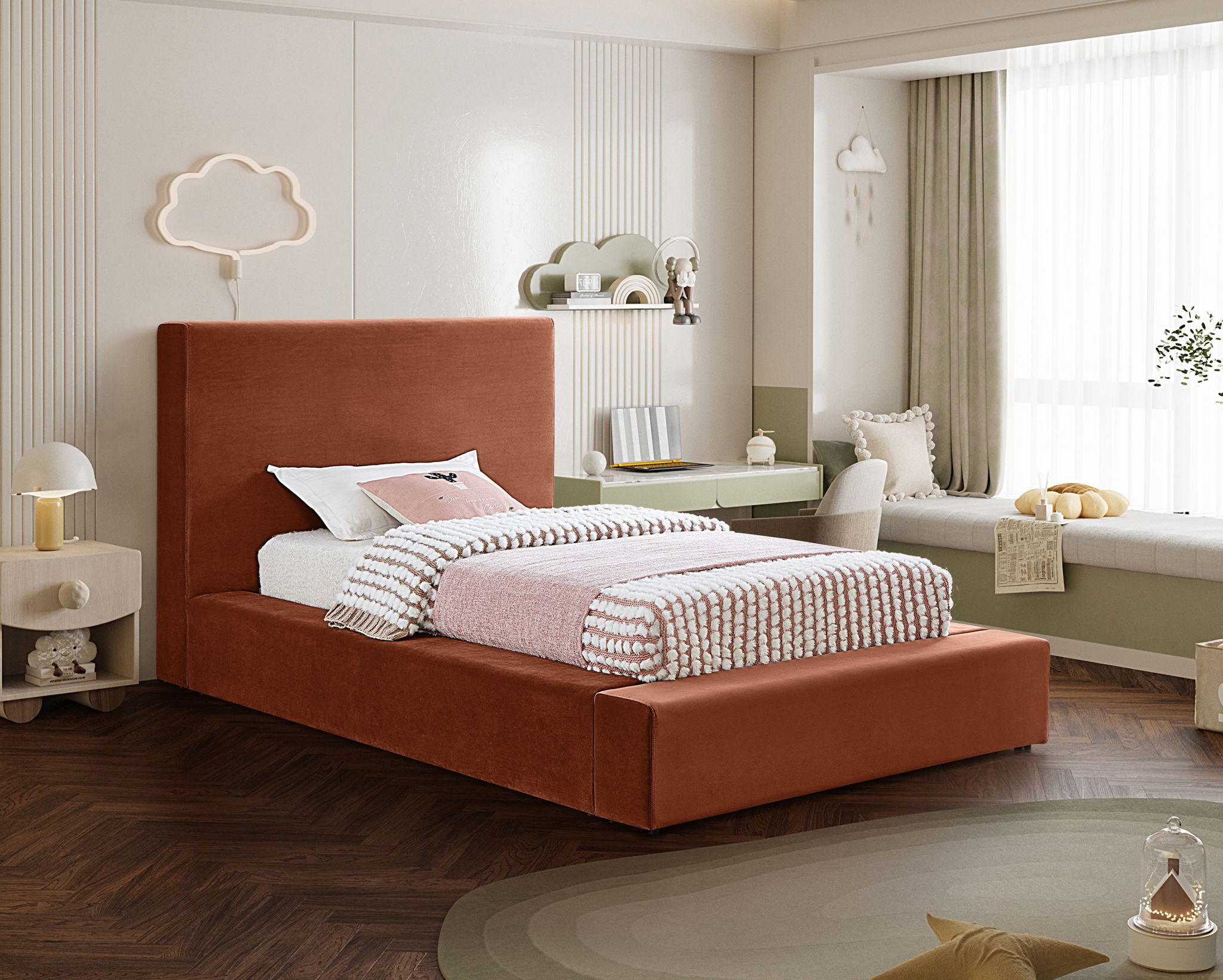 Dorian - Upholstered Bed - Urban Living Furniture (Los Angeles, CA)