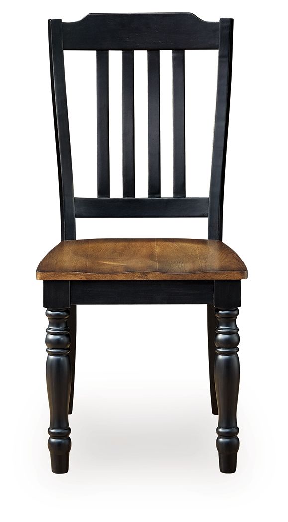 Clorazi - Dining Room Side Chair (Set of 2) - Black / Brown - Urban Living Furniture (Los Angeles, CA)