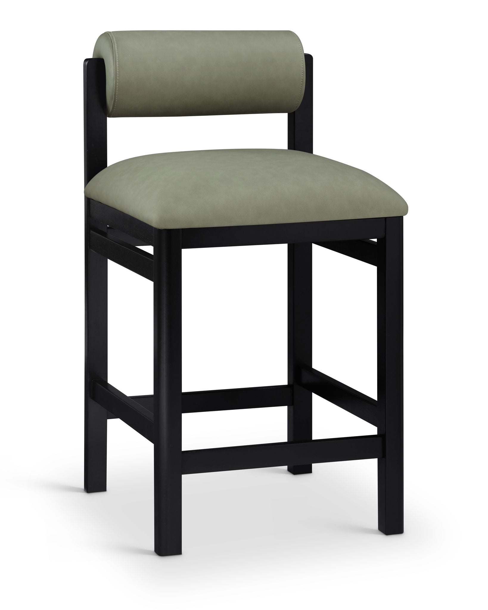 Roundhill - Faux Leather Counter Stool - Black Frame - Urban Living Furniture (Los Angeles, CA)