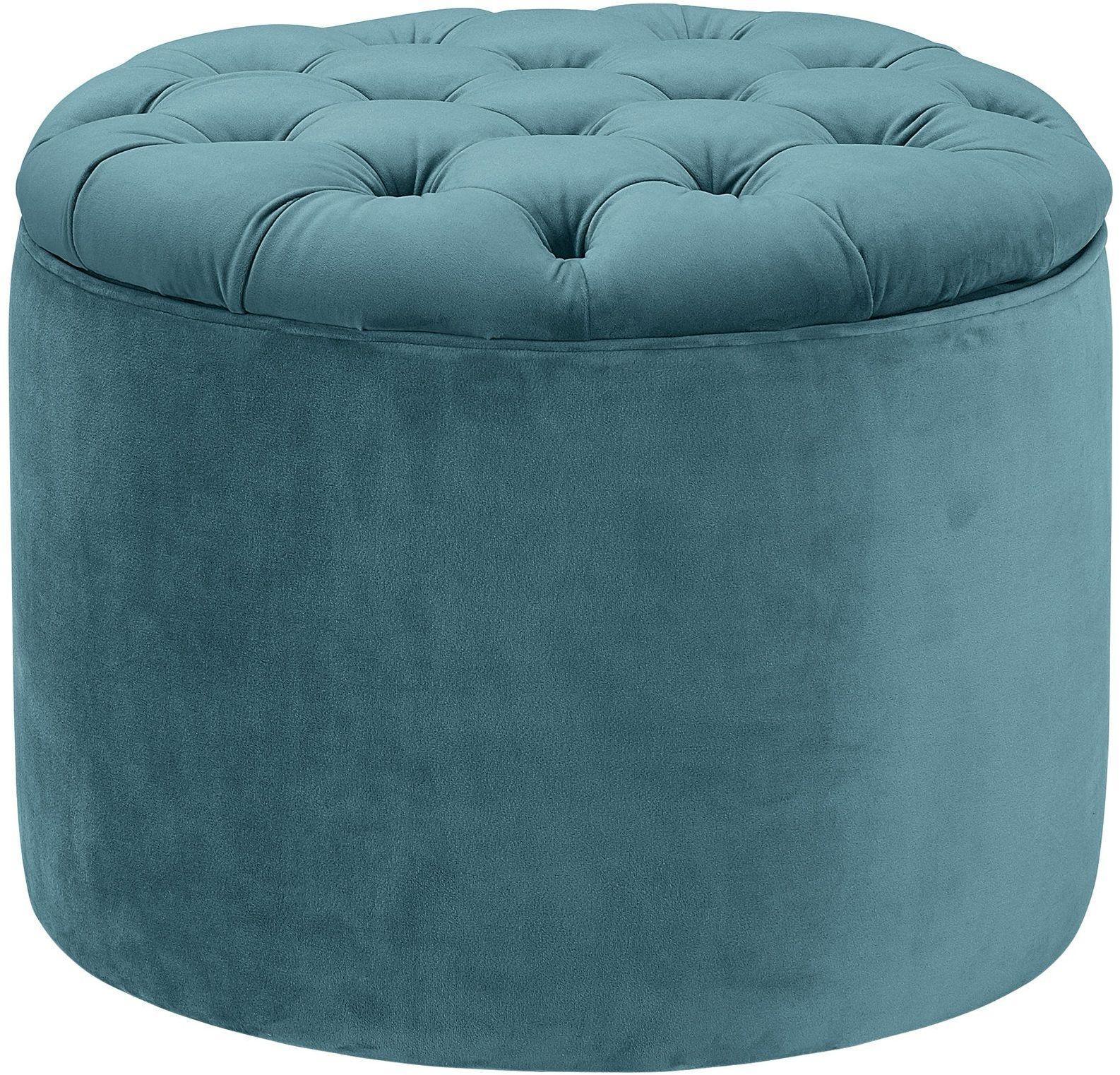 Queen - Velvet Storage Ottoman - Urban Living Furniture (Los Angeles, CA)