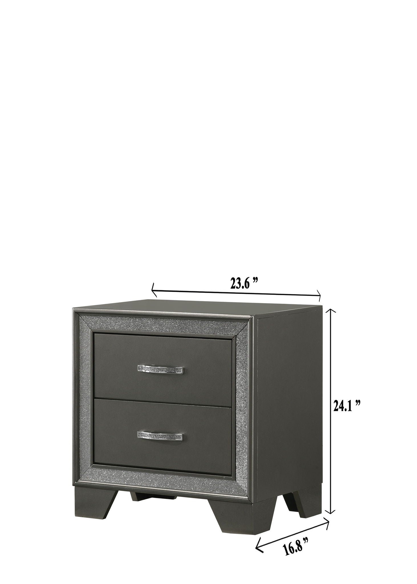 Kaia - Nightstand - Dark Gray - Urban Living Furniture (Los Angeles, CA)