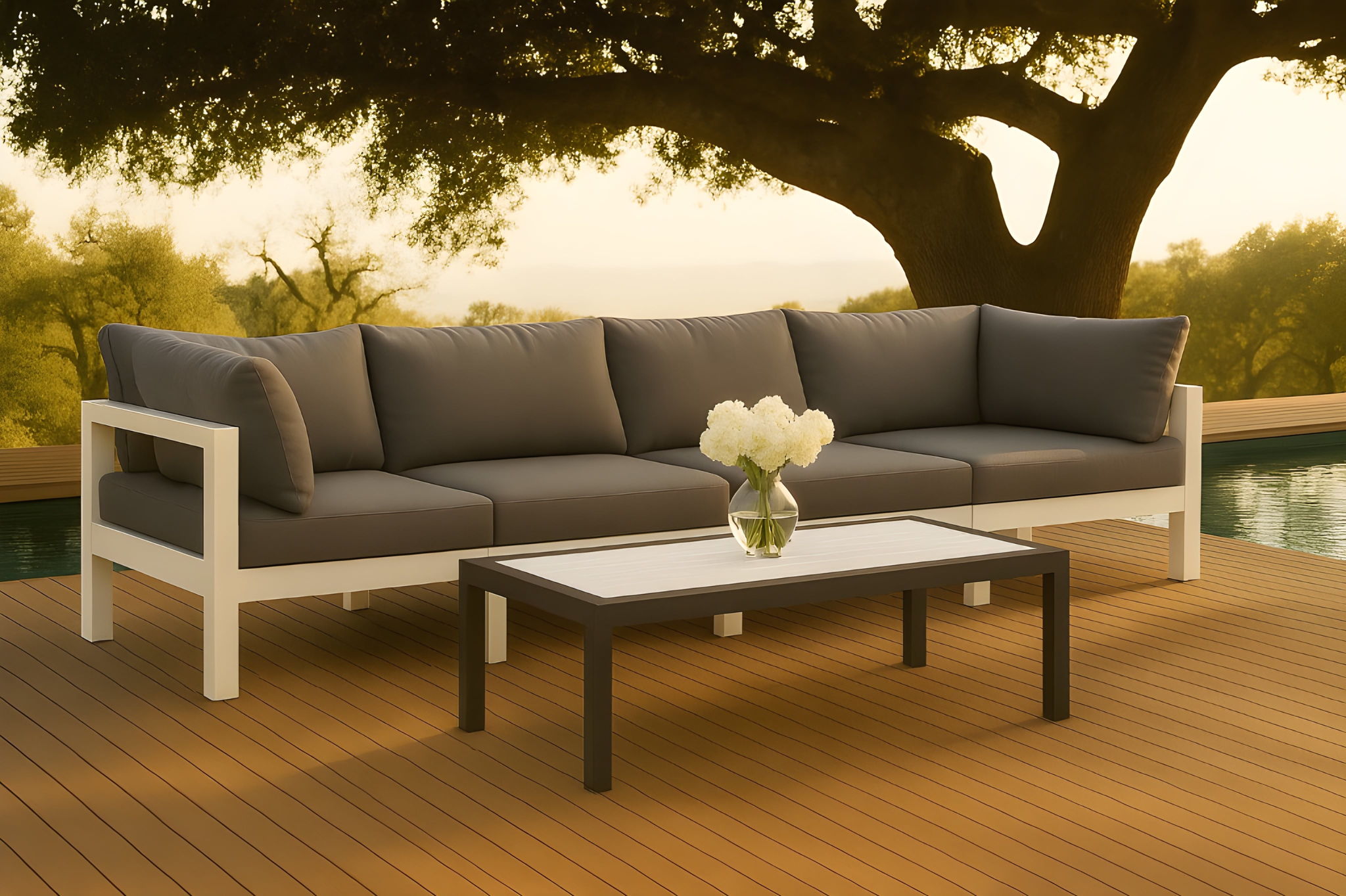 Nizuc - Outdoor Patio Coffee Table - Urban Living Furniture (Los Angeles, CA)