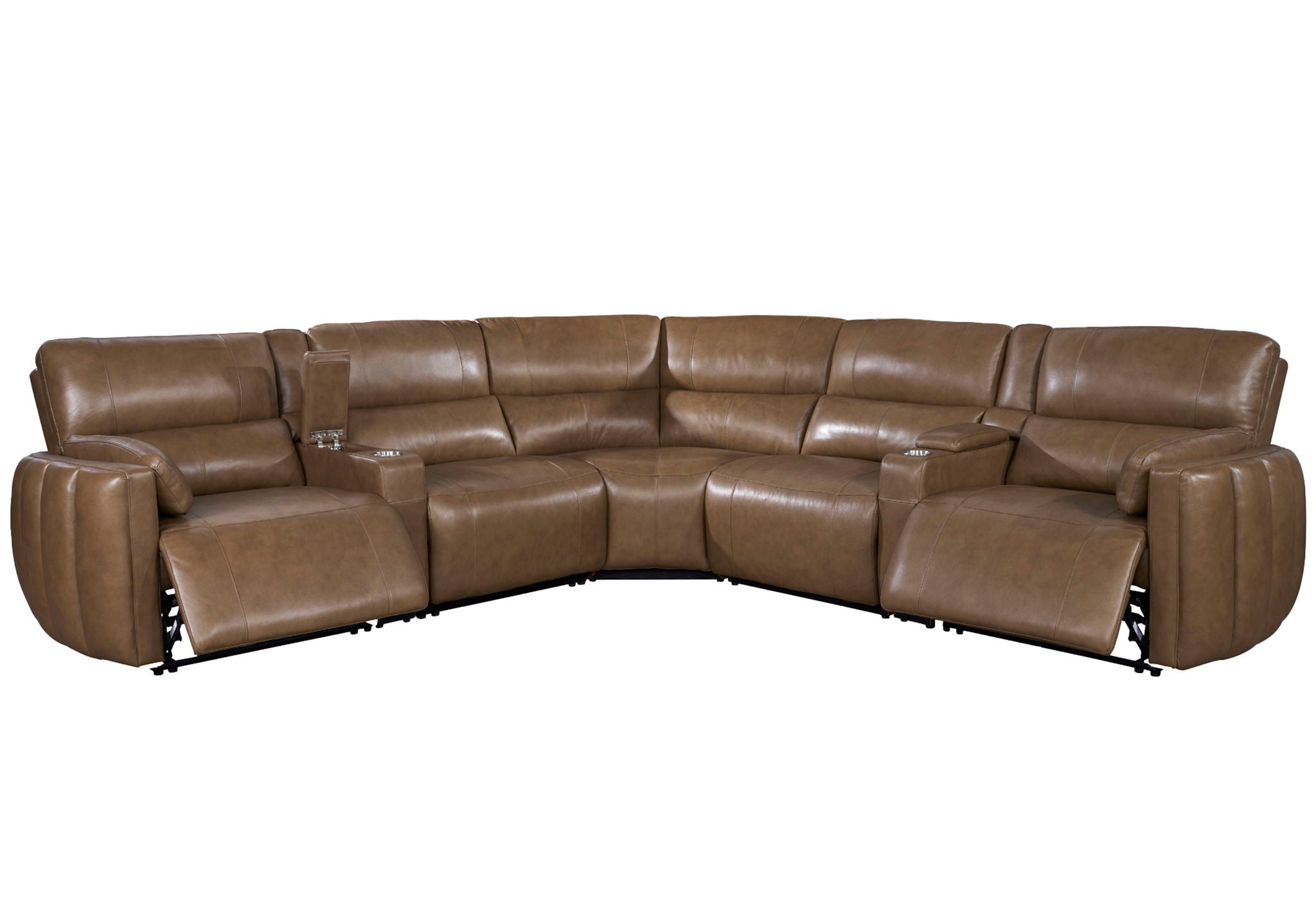 Modesto - Modular Power Reclining Sectional With Power Adjustable Headrests - Urban Living Furniture (Los Angeles, CA)