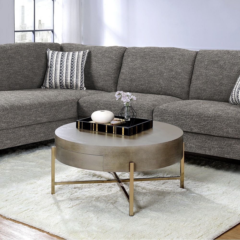 Weyton - Coffee Table - Light Brown & Champagne - Urban Living Furniture (Los Angeles, CA)