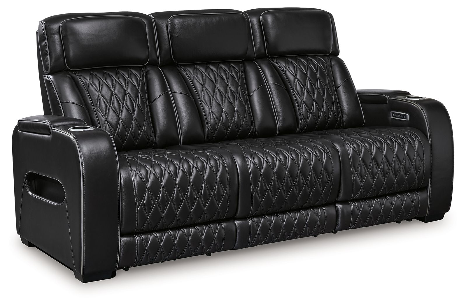 Boyington - 2 Pc. - Power Reclining Sofa And Loveseat - Black - Urban Living Furniture (Los Angeles, CA)