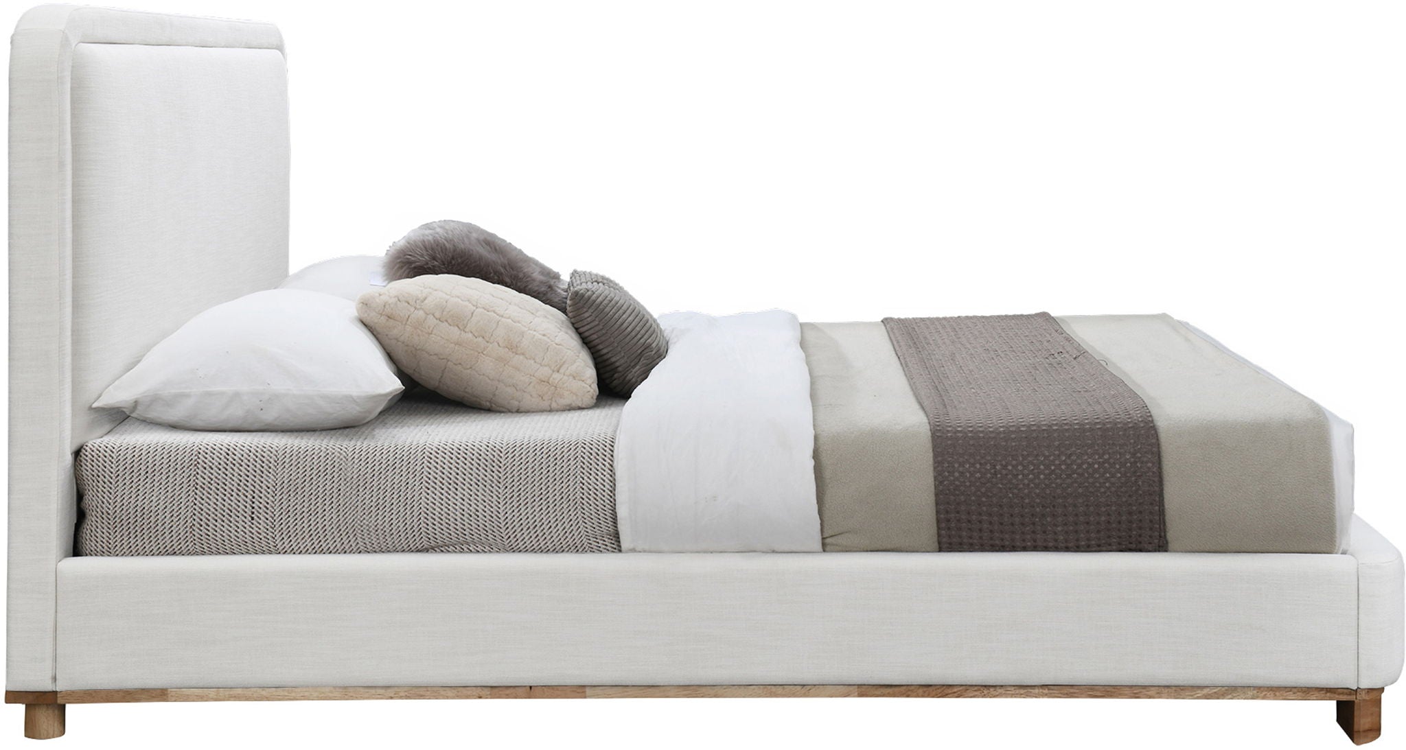 Nolita - Bed With Natural Base - Urban Living Furniture (Los Angeles, CA)