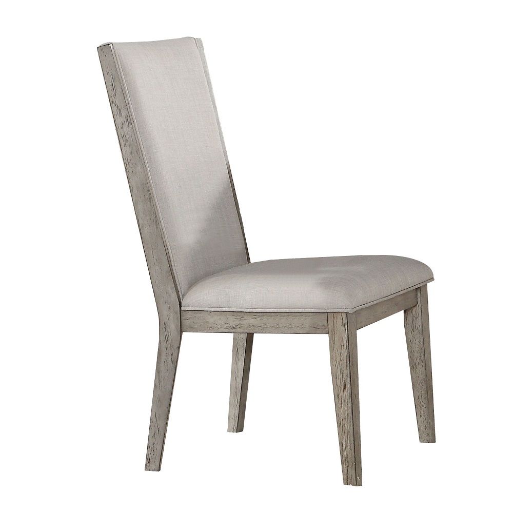 Rocky - Side Chair (Set of 2) - Fabric & Gray Oak - Urban Living Furniture (Los Angeles, CA)