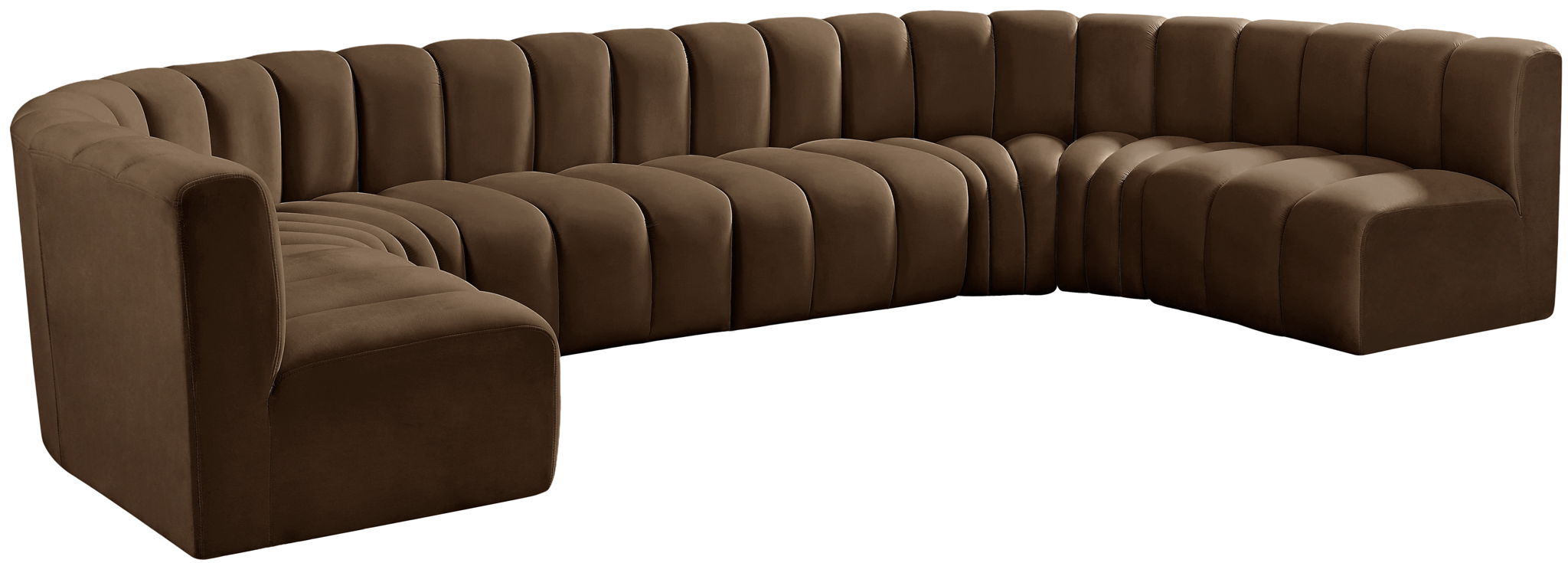 Arc - Velvet Modular U-Shaped Sectional - Urban Living Furniture (Los Angeles, CA)