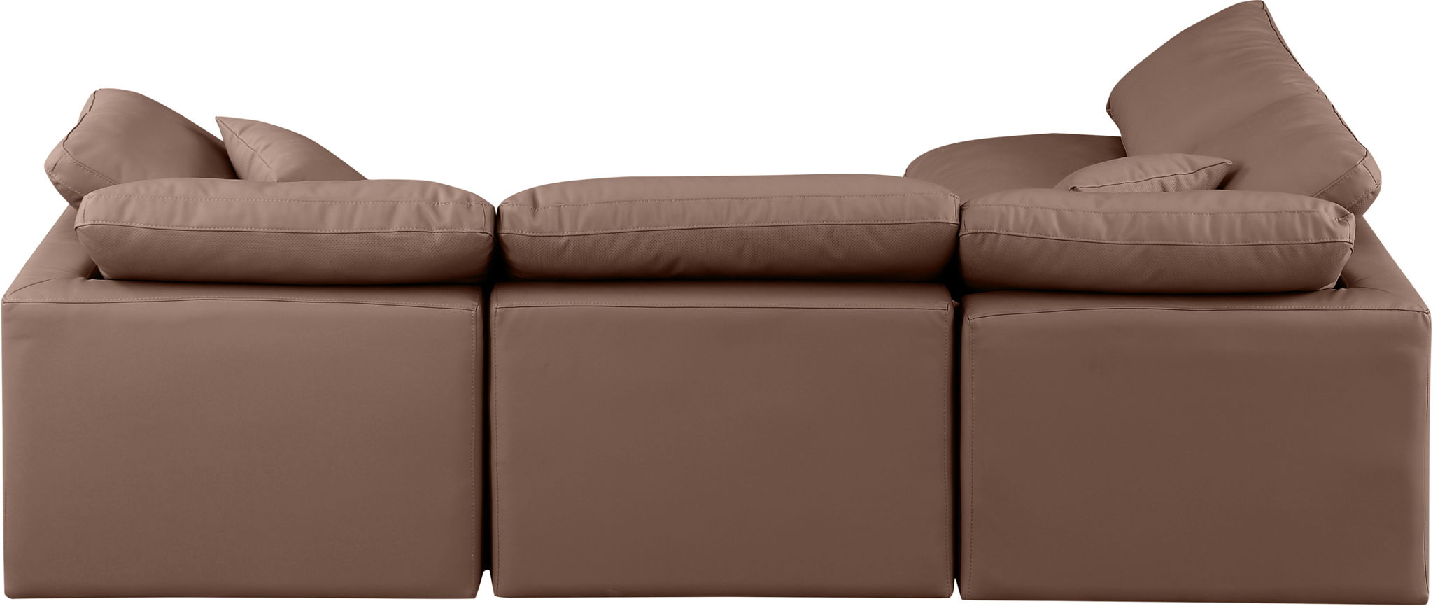 Indulge - Faux Leather 4 Piece Modular Sectional - Urban Living Furniture (Los Angeles, CA)