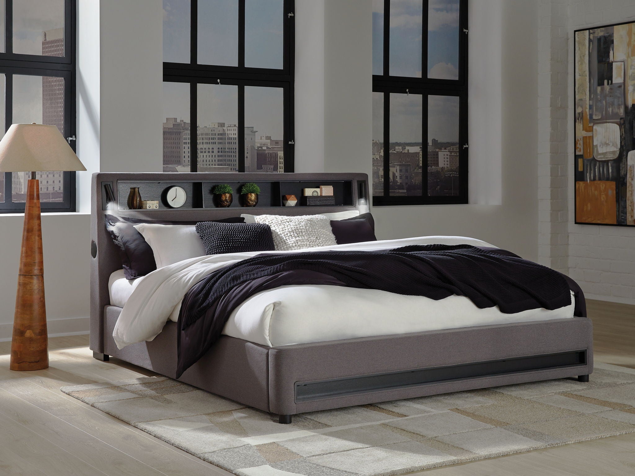 Verishaw - Upholstered Bed - Urban Living Furniture (Los Angeles, CA)