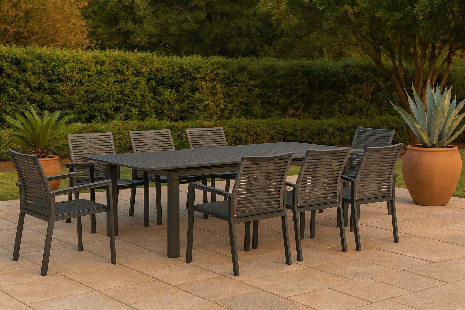 Maldives - Outdoor Patio Dining Table - Urban Living Furniture (Los Angeles, CA)