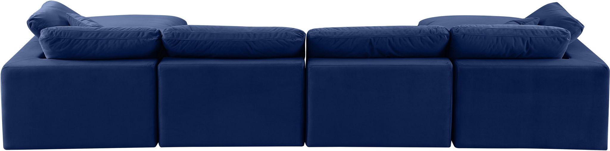 Comfy - 6 Piece Velvet Modular Double Chaise Sectional - Urban Living Furniture (Los Angeles, CA)