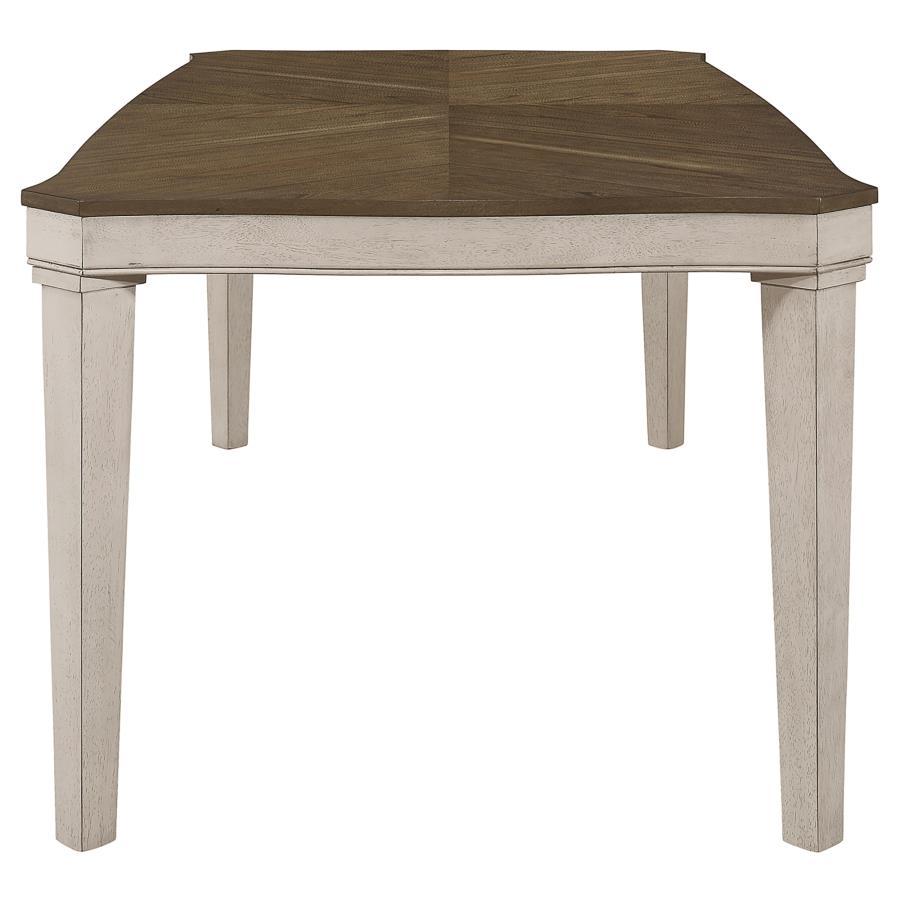 Ronnie - Rectangular Wood Dining Table - Rustic Cream - Urban Living Furniture (Los Angeles, CA)
