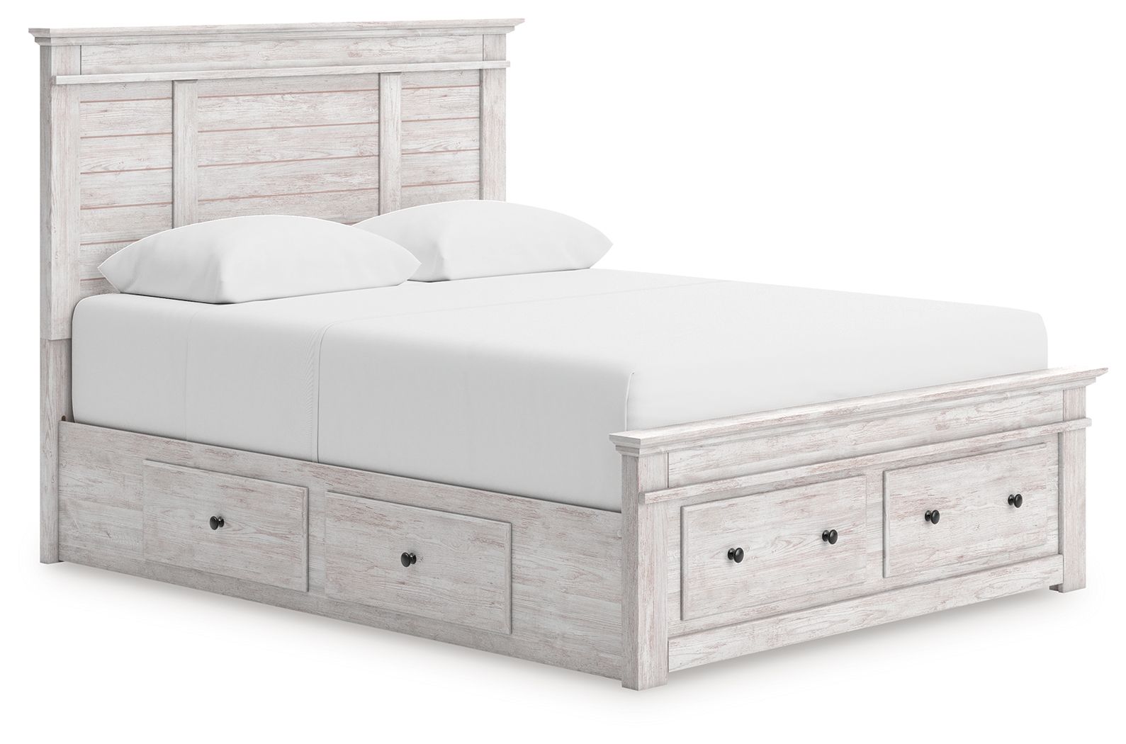 Makidern - Panel Storage Bed With Under Bed Storage Unit And Storage Footboard - Urban Living Furniture (Los Angeles, CA)