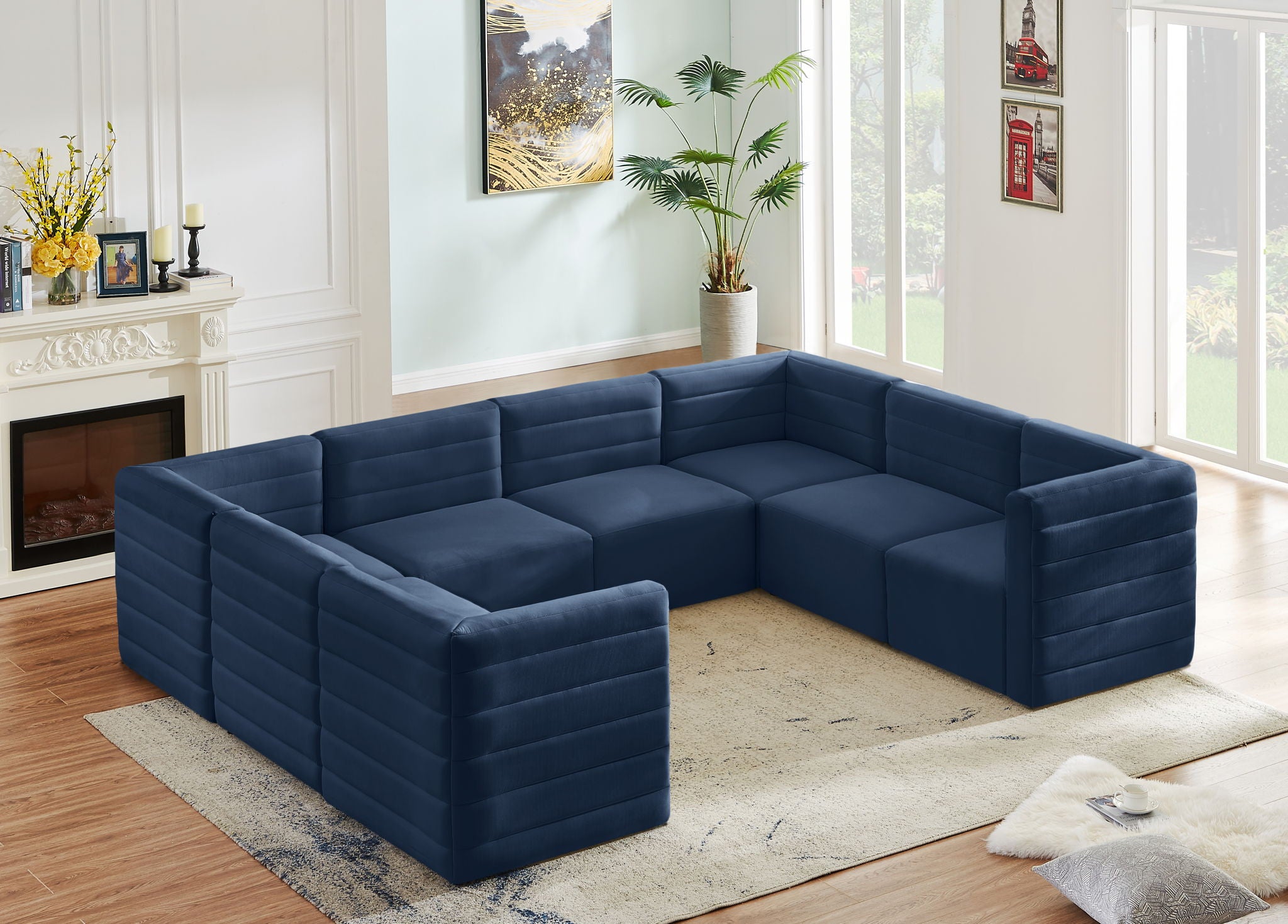 Quincy - 8 Piece  Modular Sectional - Urban Living Furniture (Los Angeles, CA)