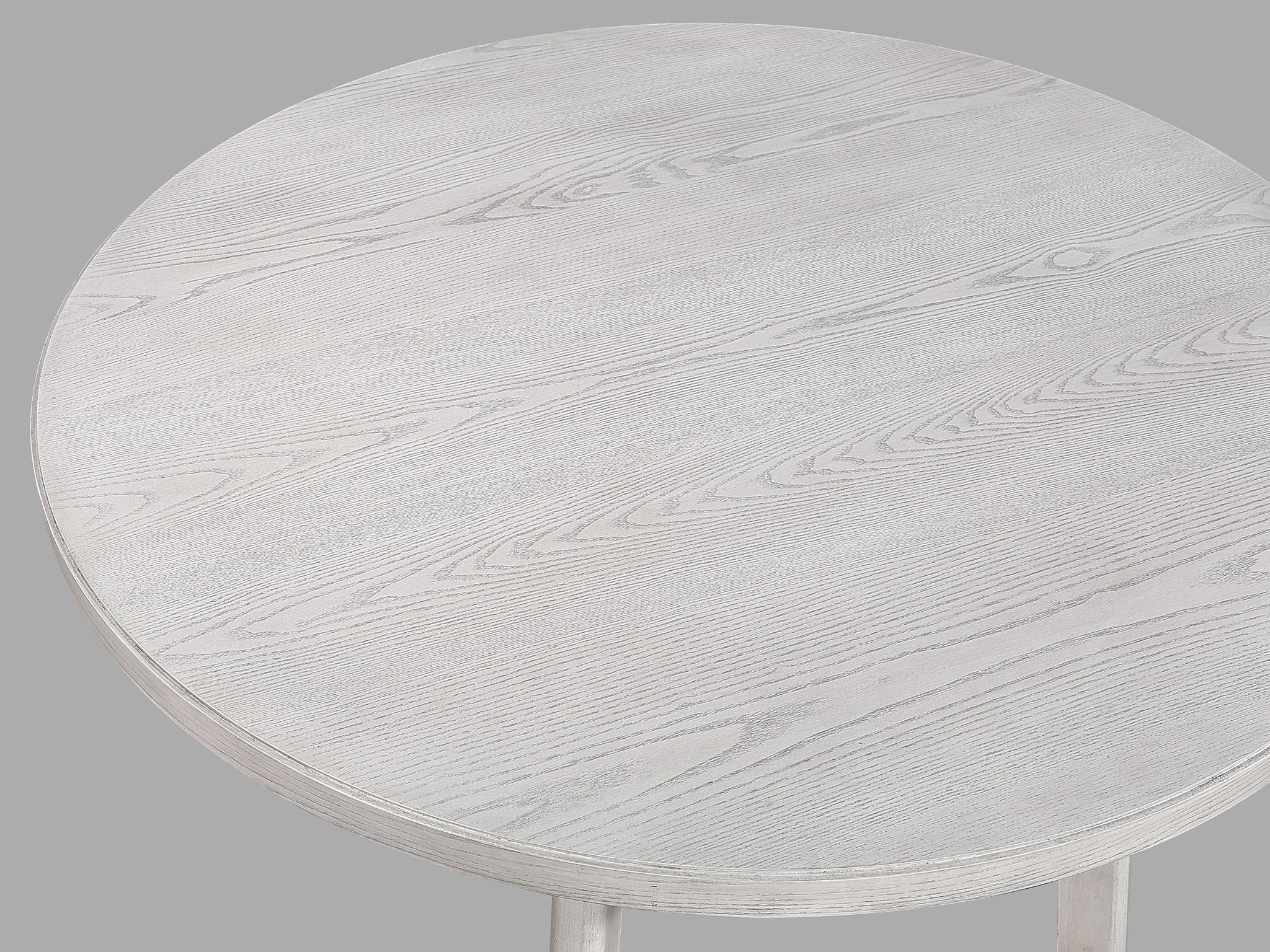 Blanche - Round Dining Table - Antique White - Urban Living Furniture (Los Angeles, CA)