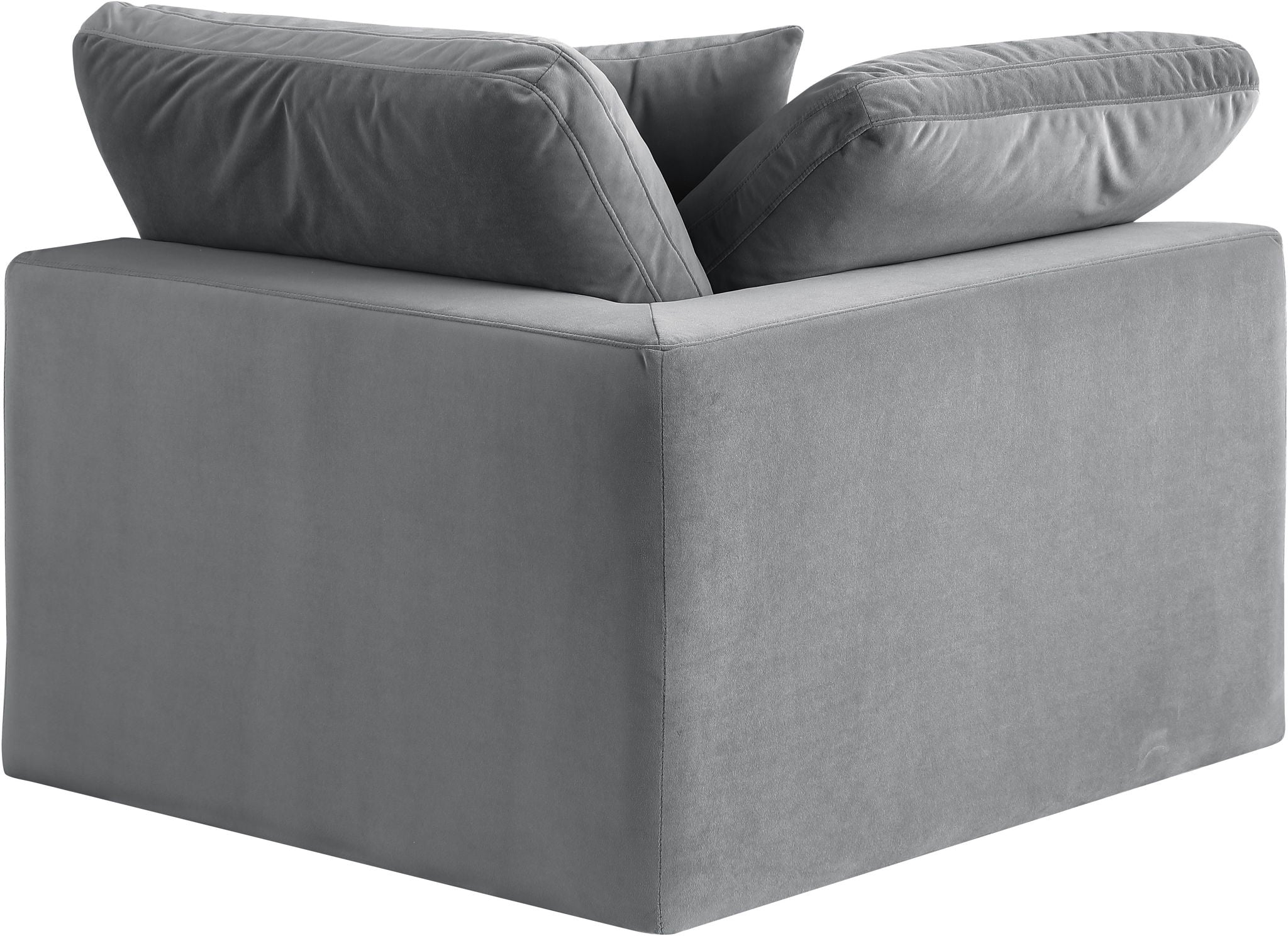 Comfy - Velvet Corner Chair - Urban Living Furniture (Los Angeles, CA)
