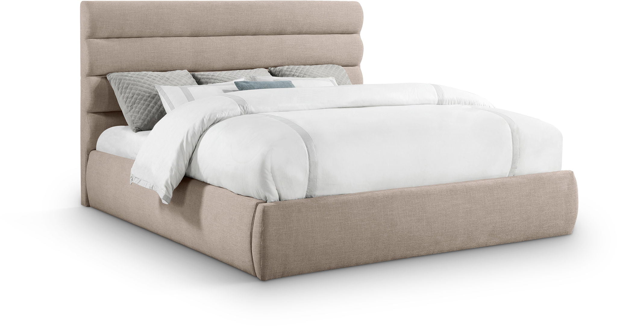 Adam - Linen Fabric Bed With 52" Headboard - Urban Living Furniture (Los Angeles, CA)