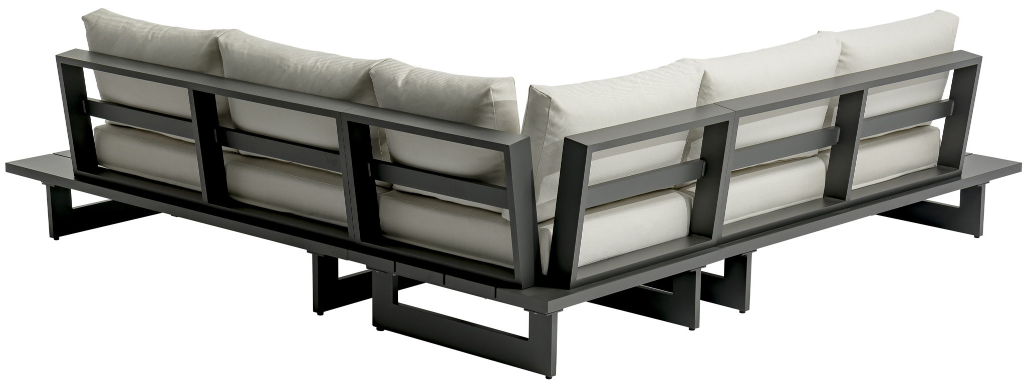 Maldives - Water Resistant Outdoor Patio Sectional With Gray Frame - Urban Living Furniture (Los Angeles, CA)