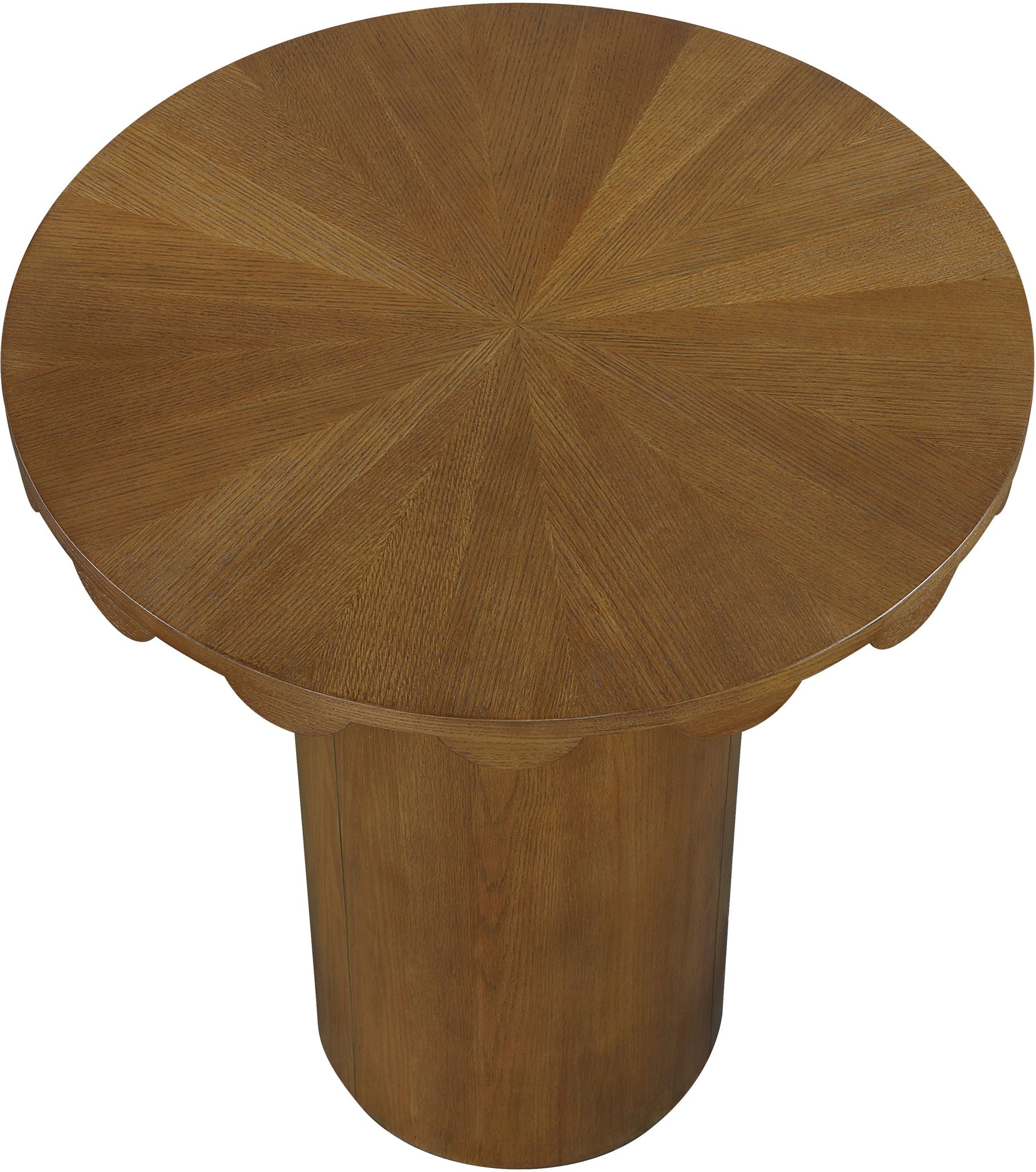 Dahlia - Solid Wood And Natural Cane Table