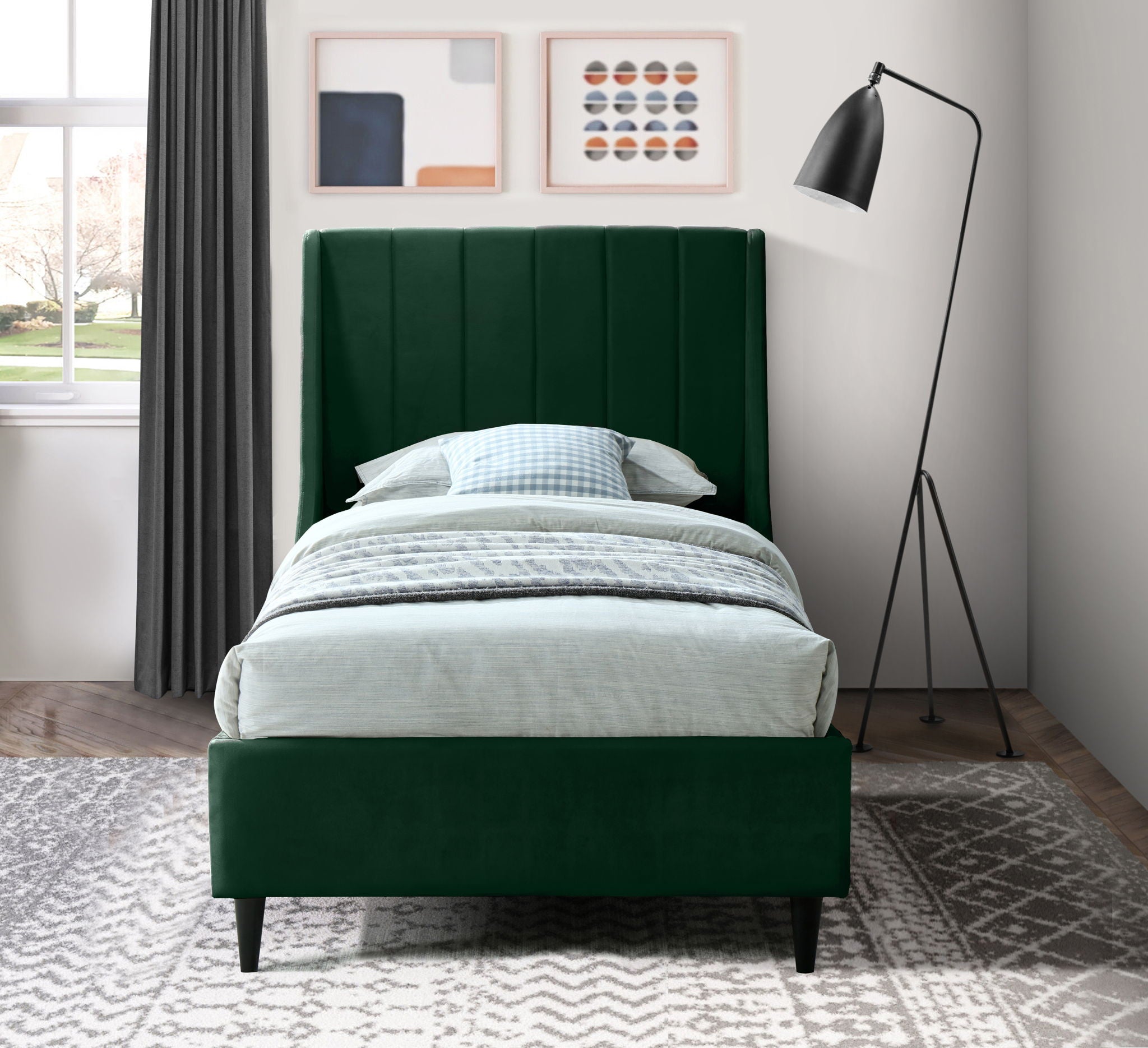 Eva - Velvet Bed - Urban Living Furniture (Los Angeles, CA)