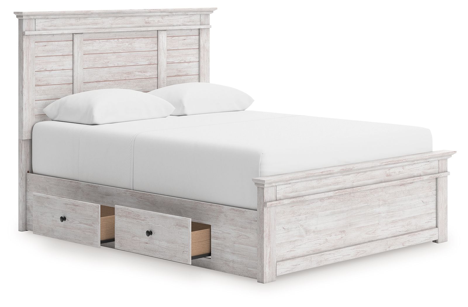 Makidern - Panel Storage Bed With 2 Under Bed Storage Units - Urban Living Furniture (Los Angeles, CA)