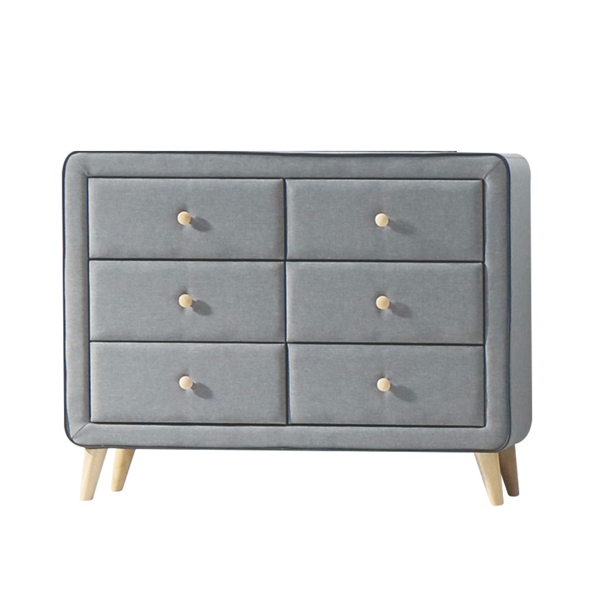 Valda - Dresser - Light Gray Fabric - Urban Living Furniture (Los Angeles, CA)