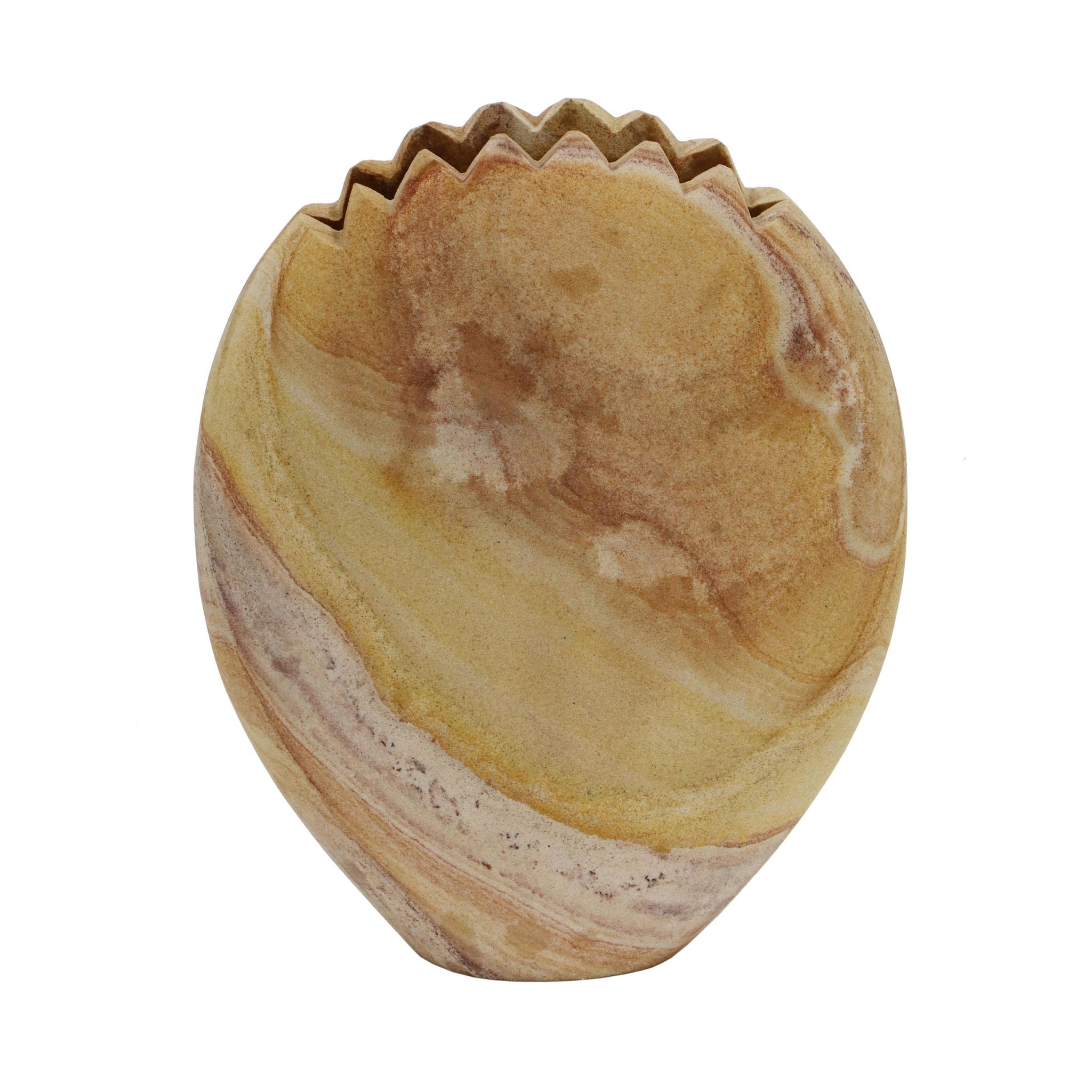 Saava - Mantis Stone Vase In Sandstone - Natural - Urban Living Furniture (Los Angeles, CA)