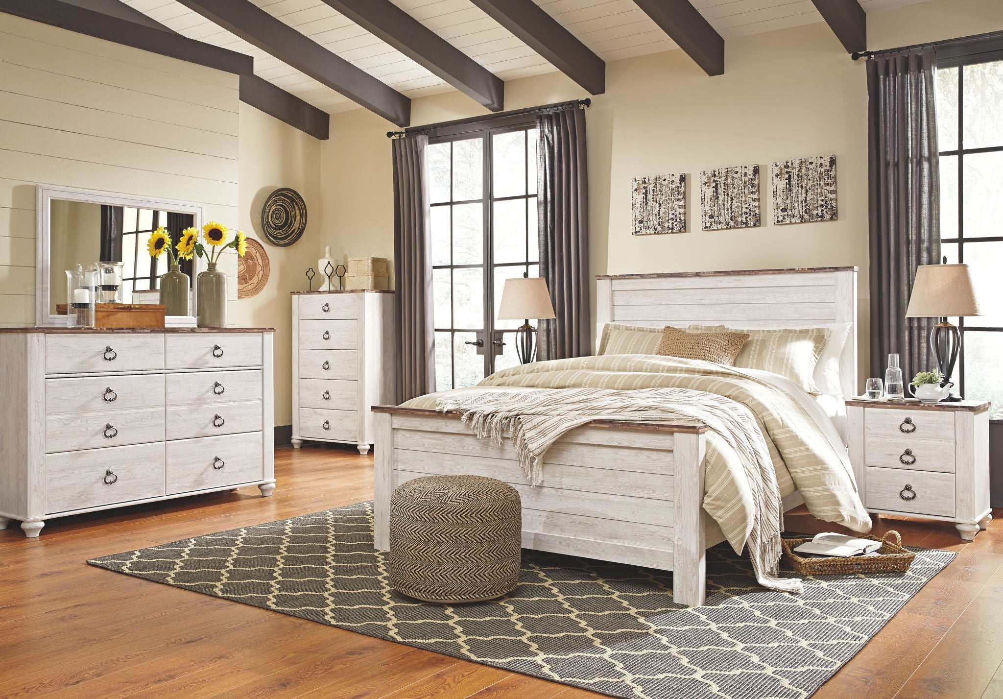 Willowton - Panel Bedroom Set - Urban Living Furniture (Los Angeles, CA)