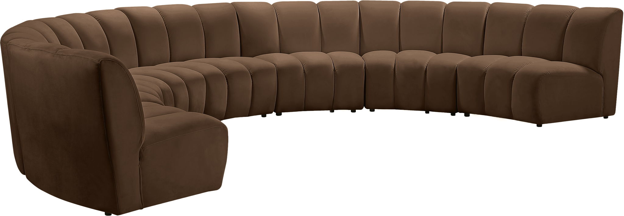 Infinity - 7 Piece Modular Sectional - Brown - Urban Living Furniture (Los Angeles, CA)