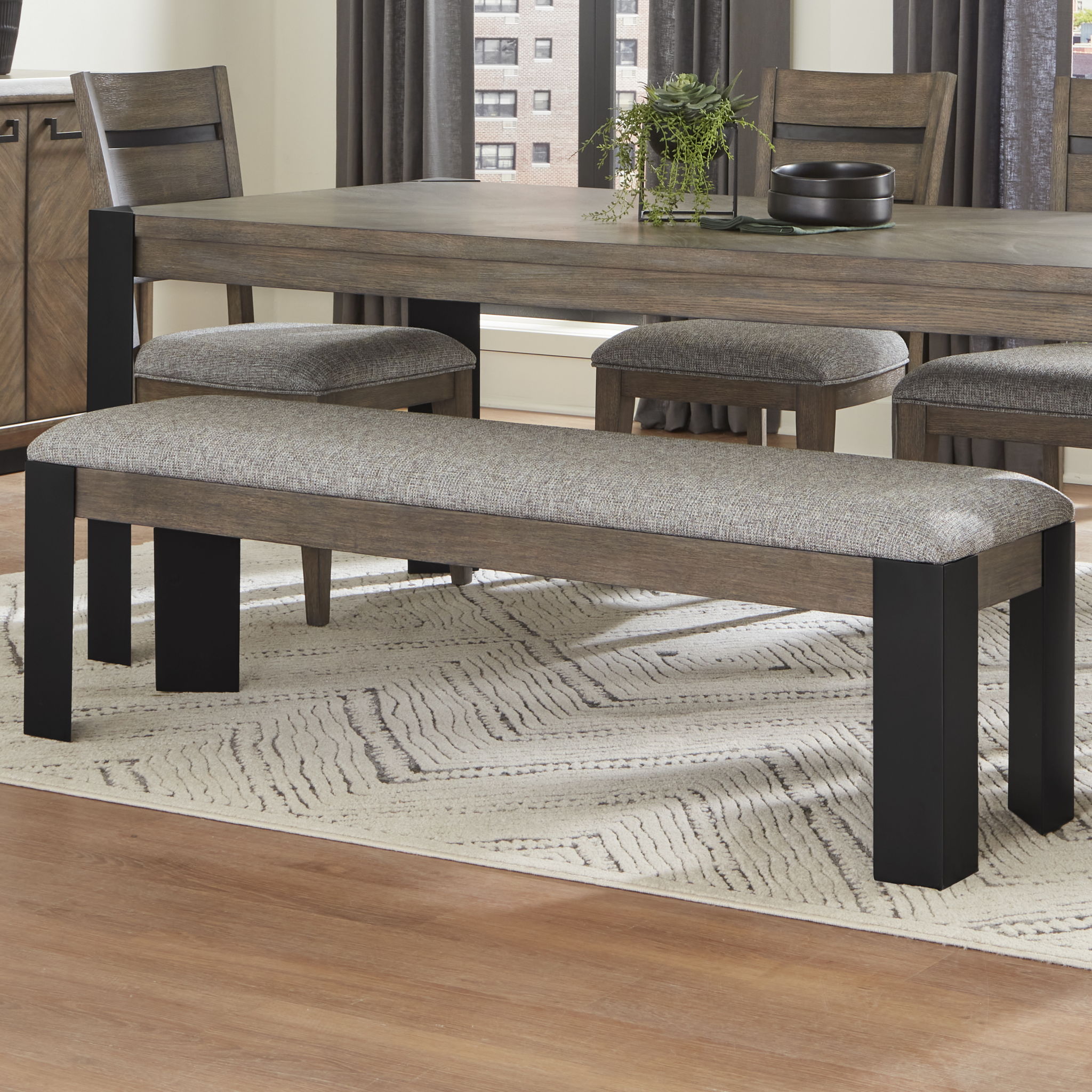 Cedar Fork - Dining Bench - Smoked Arabica - Urban Living Furniture (Los Angeles, CA)