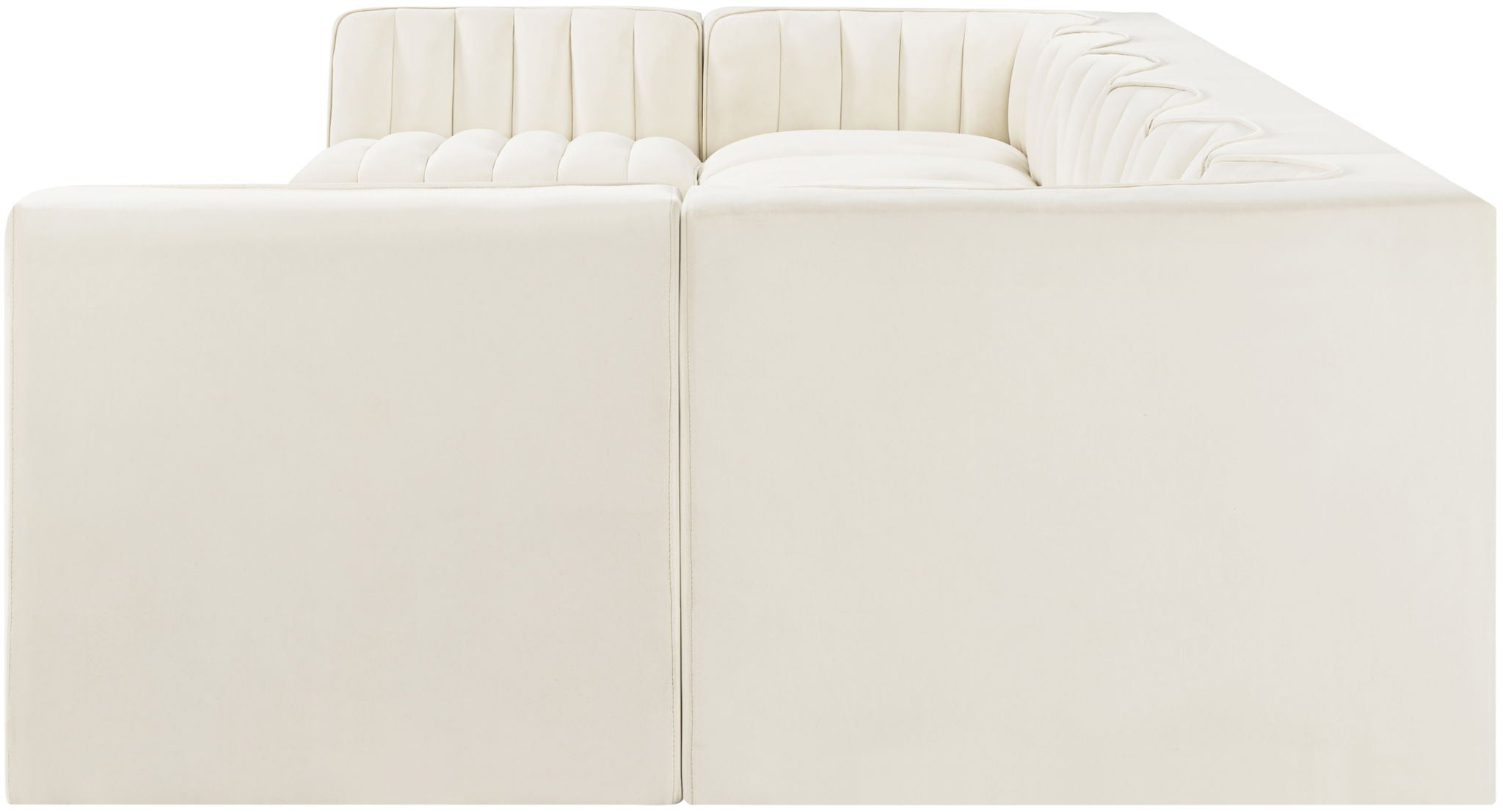 Rummi - Velvet Performance Fabric Upholstered 8 Piece Modular Sectional (With 2 Corner Chairs) - Urban Living Furniture (Los Angeles, CA)