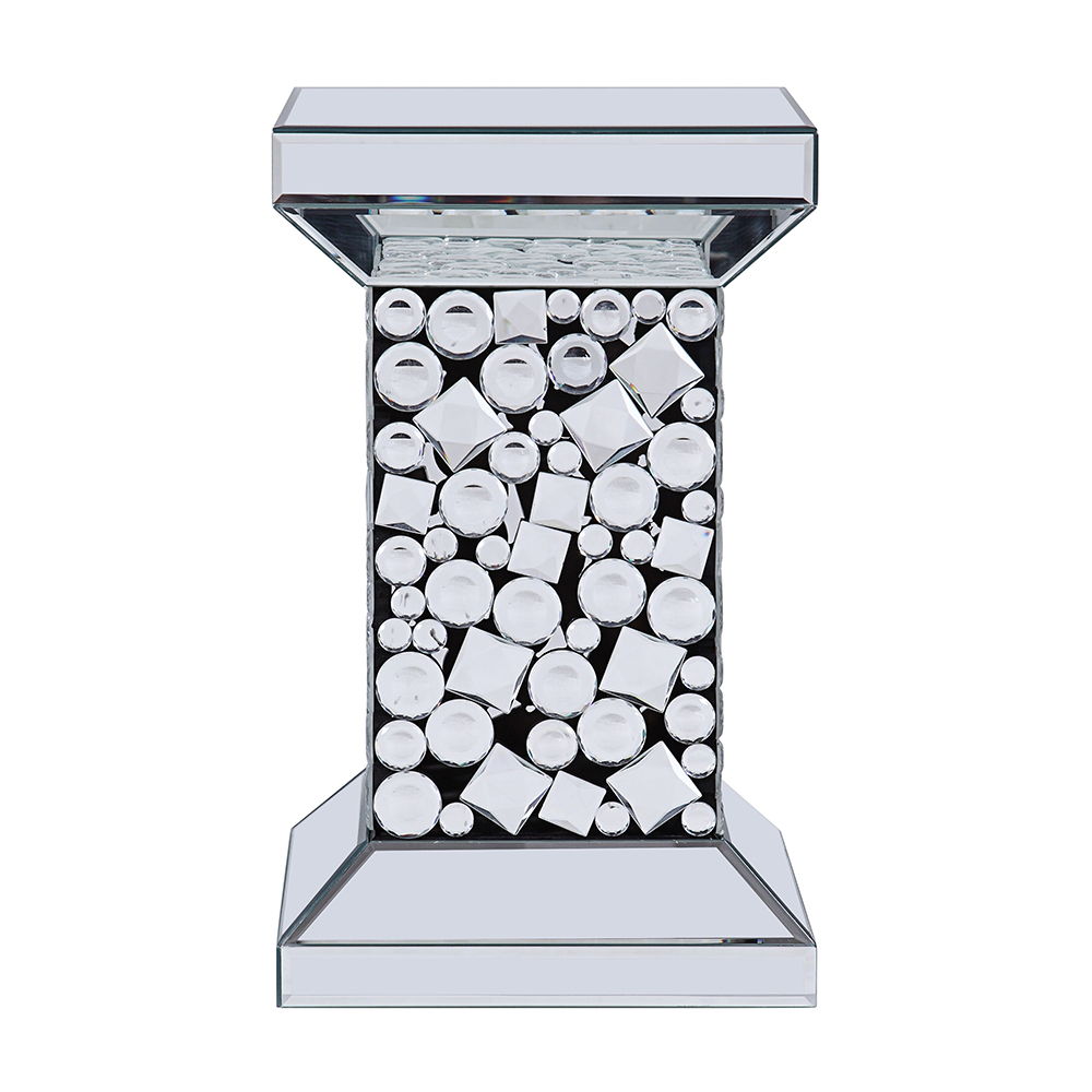 Kachina - End Table - Mirrored & Faux Gems - Urban Living Furniture (Los Angeles, CA)