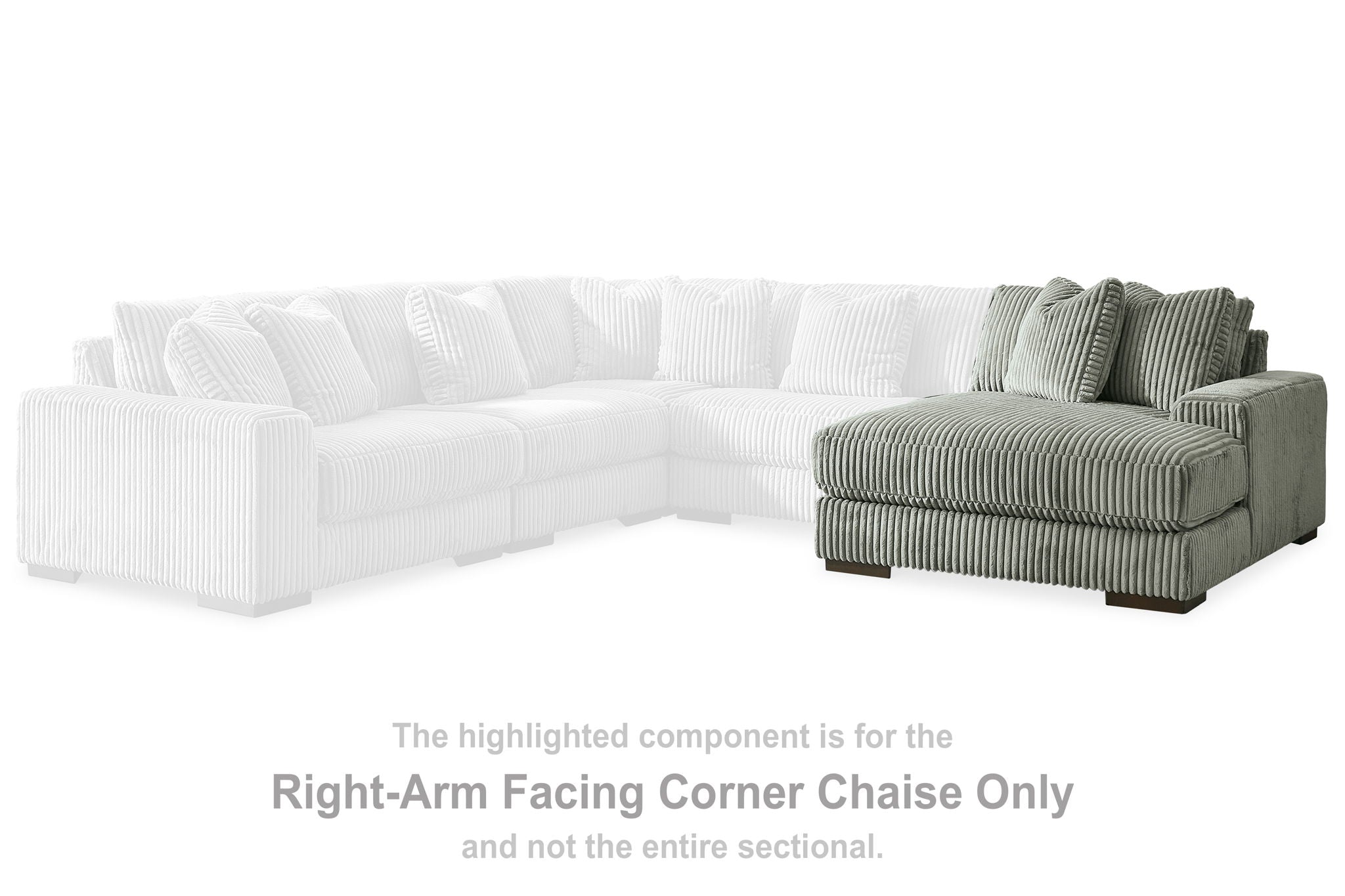 Lindyn - Fog - RAF Corner Chaise - Urban Living Furniture (Los Angeles, CA)