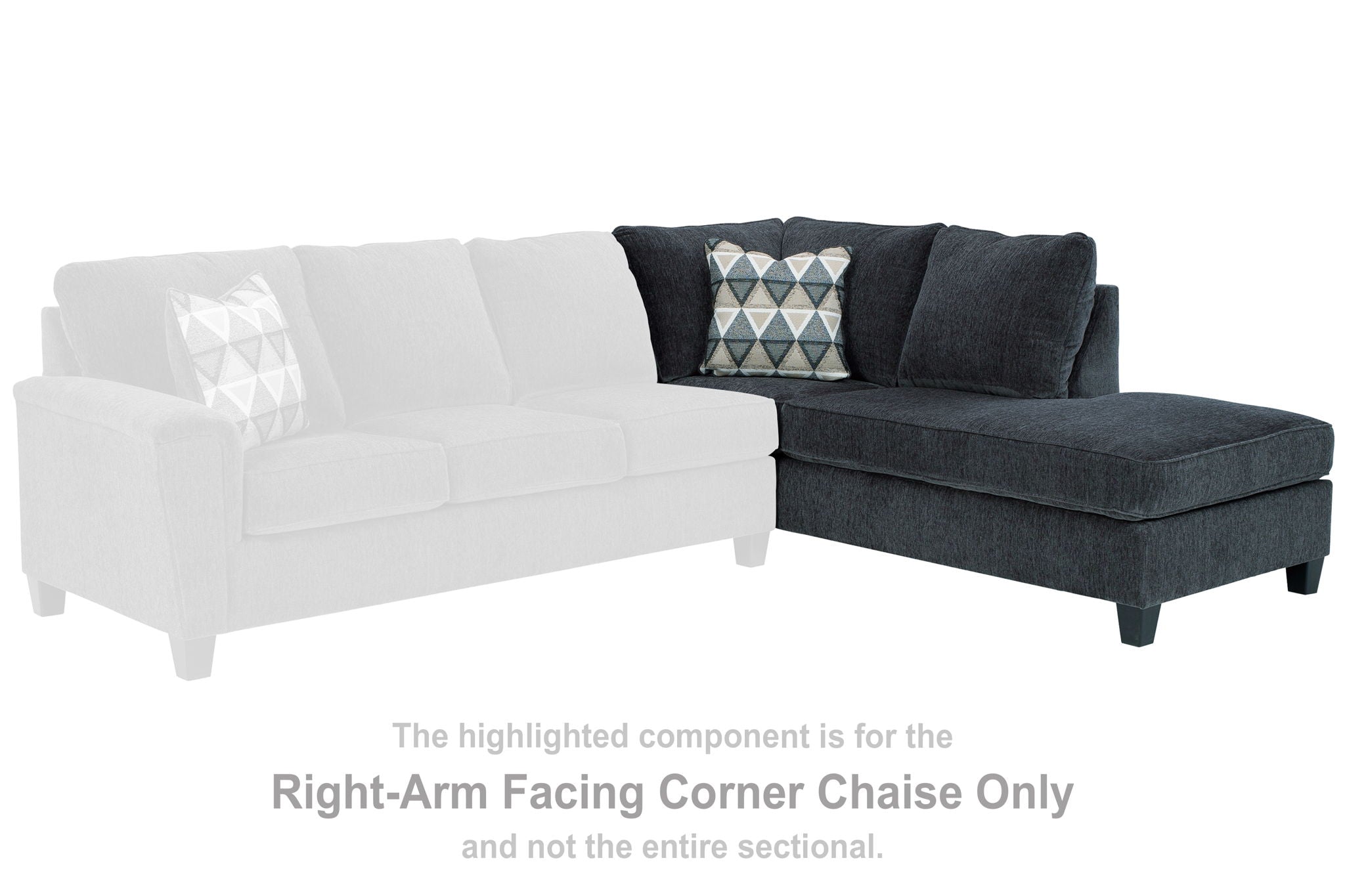 Abinger - Smoke - RAF Corner Chaise - Urban Living Furniture (Los Angeles, CA)