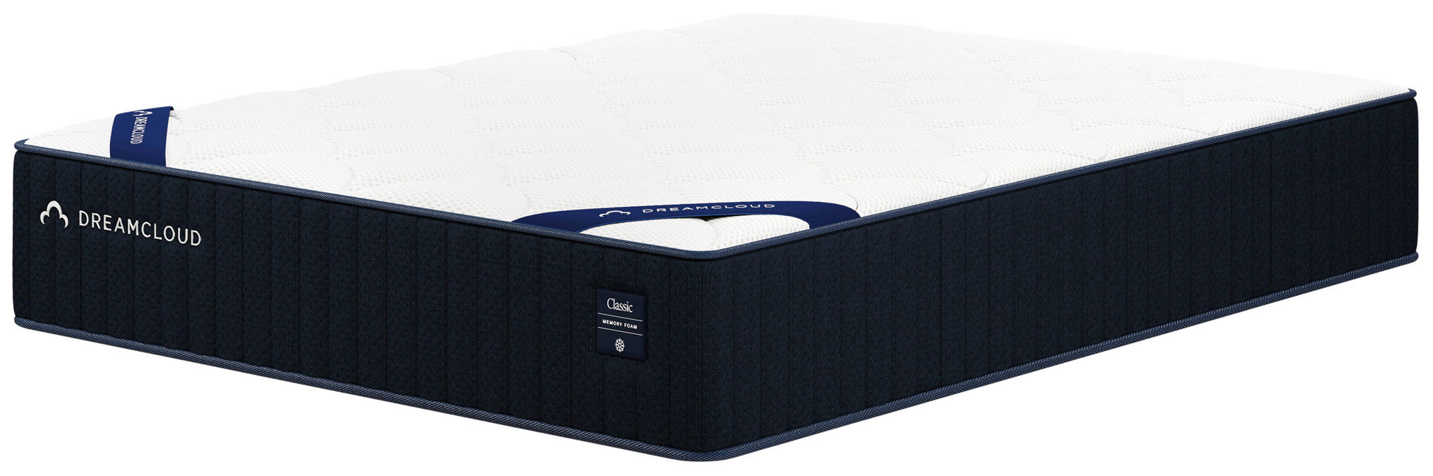 Dreamcloud Classic Memory Foam - Queen Mattress - White - Urban Living Furniture (Los Angeles, CA)