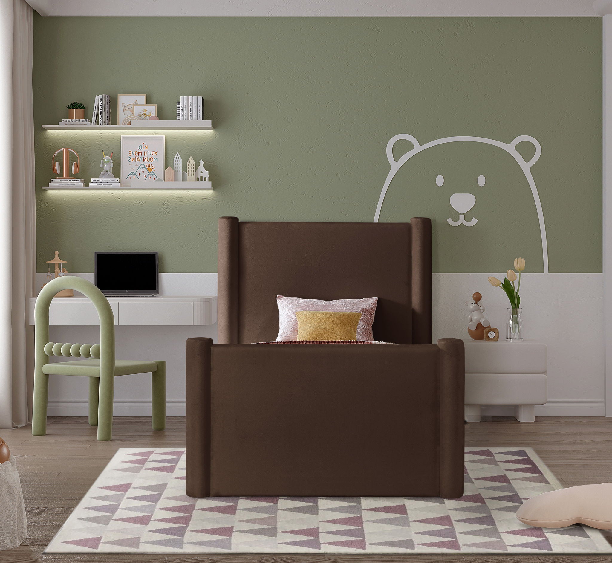 Elias - Velvet Bed - Urban Living Furniture (Los Angeles, CA)