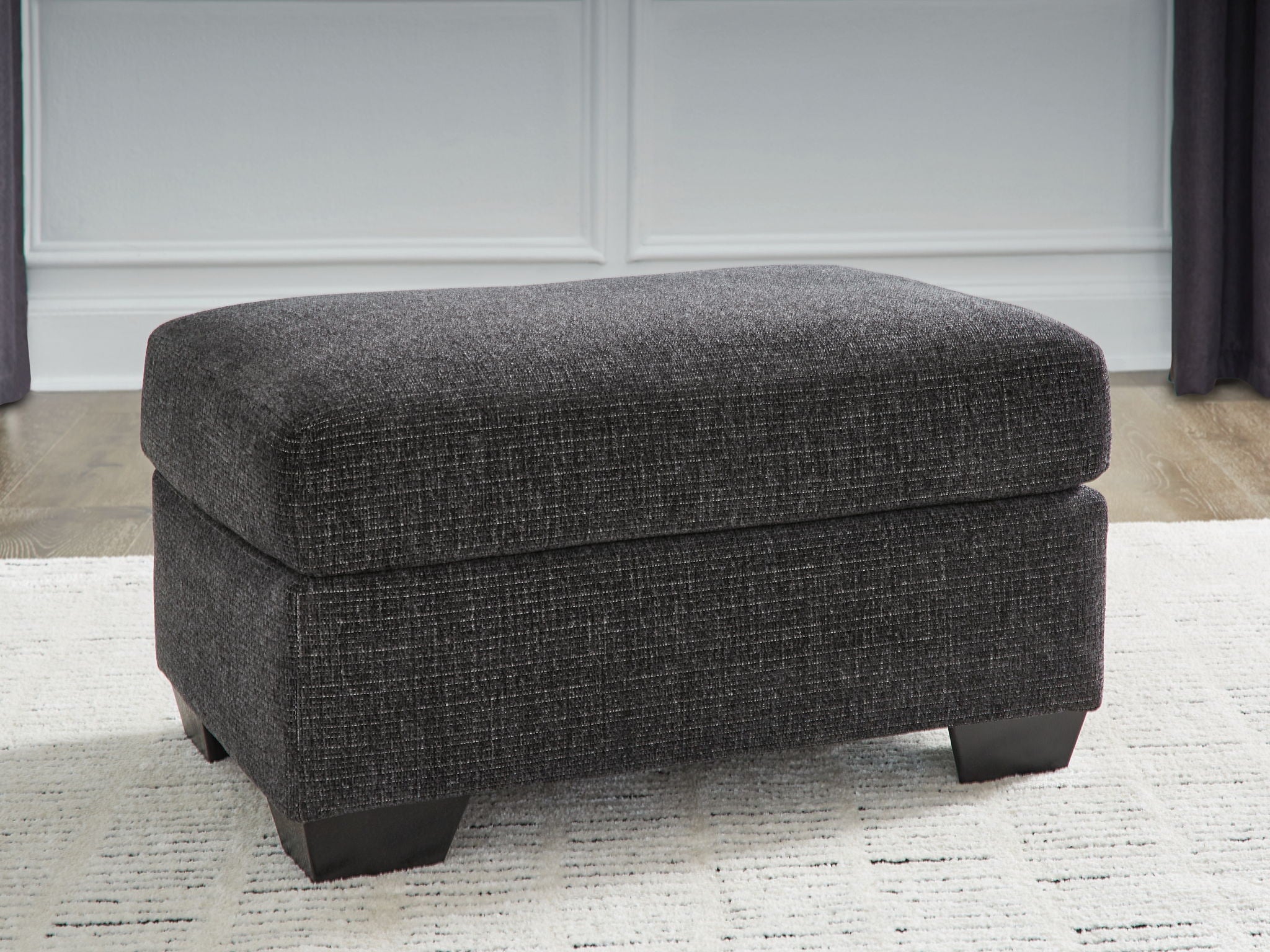 Loreo - Ottoman - Ebony - Urban Living Furniture (Los Angeles, CA)