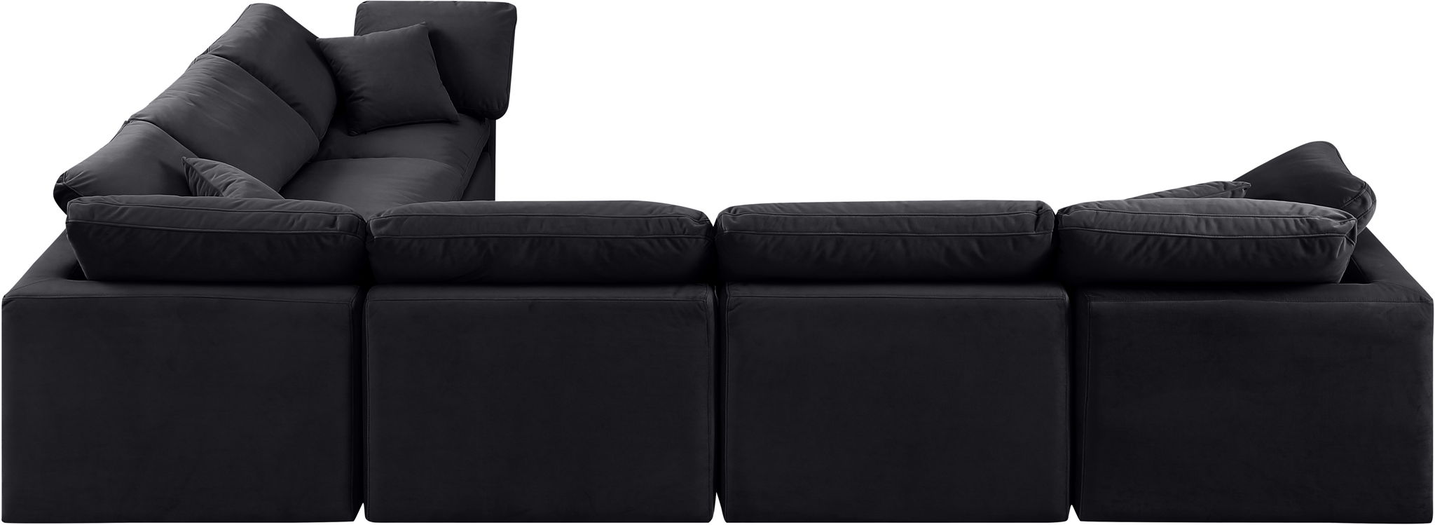 Indulge - Velvet 6 Piece Modular Corner Sectional - Urban Living Furniture (Los Angeles, CA)