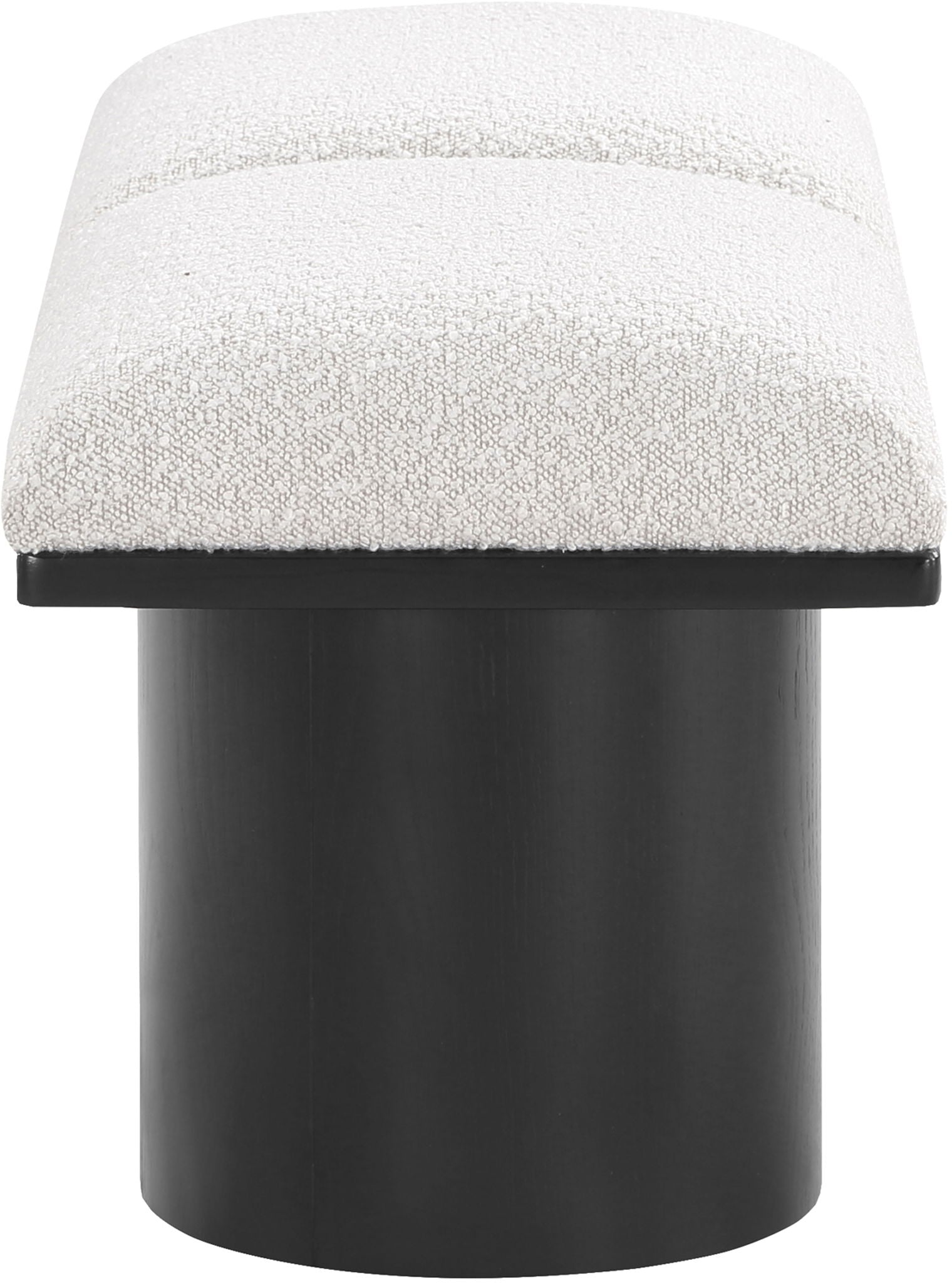 Pavilion - 2 Piece Modular Bench With Black Base