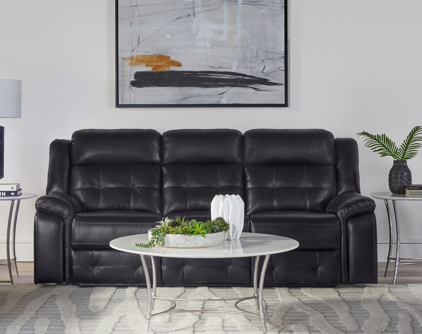 Clayton - Manual Reclining Sofa - Phantom - Urban Living Furniture (Los Angeles, CA)