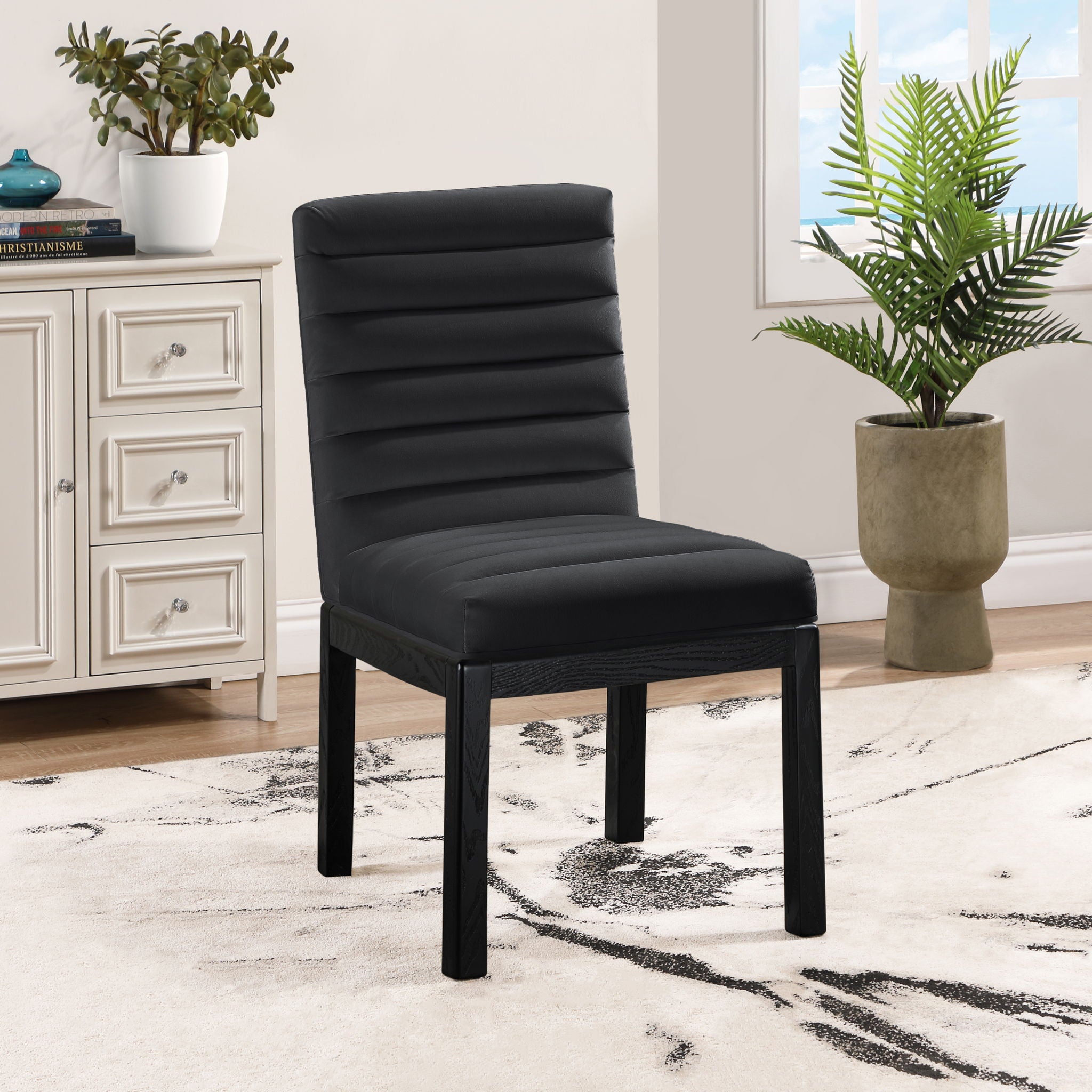 Evelyn - Dining Chair With Black Legs - Urban Living Furniture (Los Angeles, CA)
