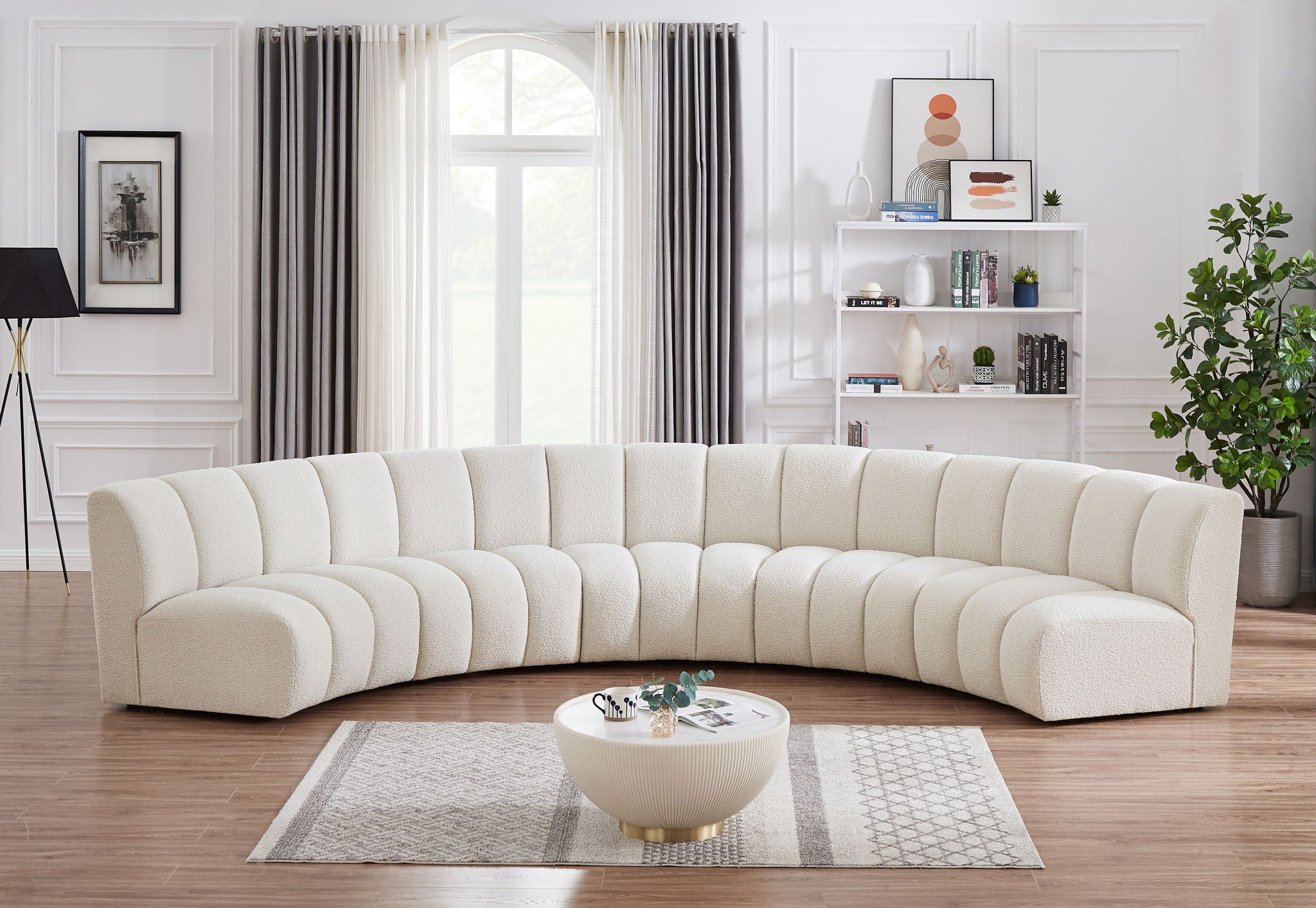 Infinity - 5 Piece Boucle Modular Sectional - Urban Living Furniture (Los Angeles, CA)