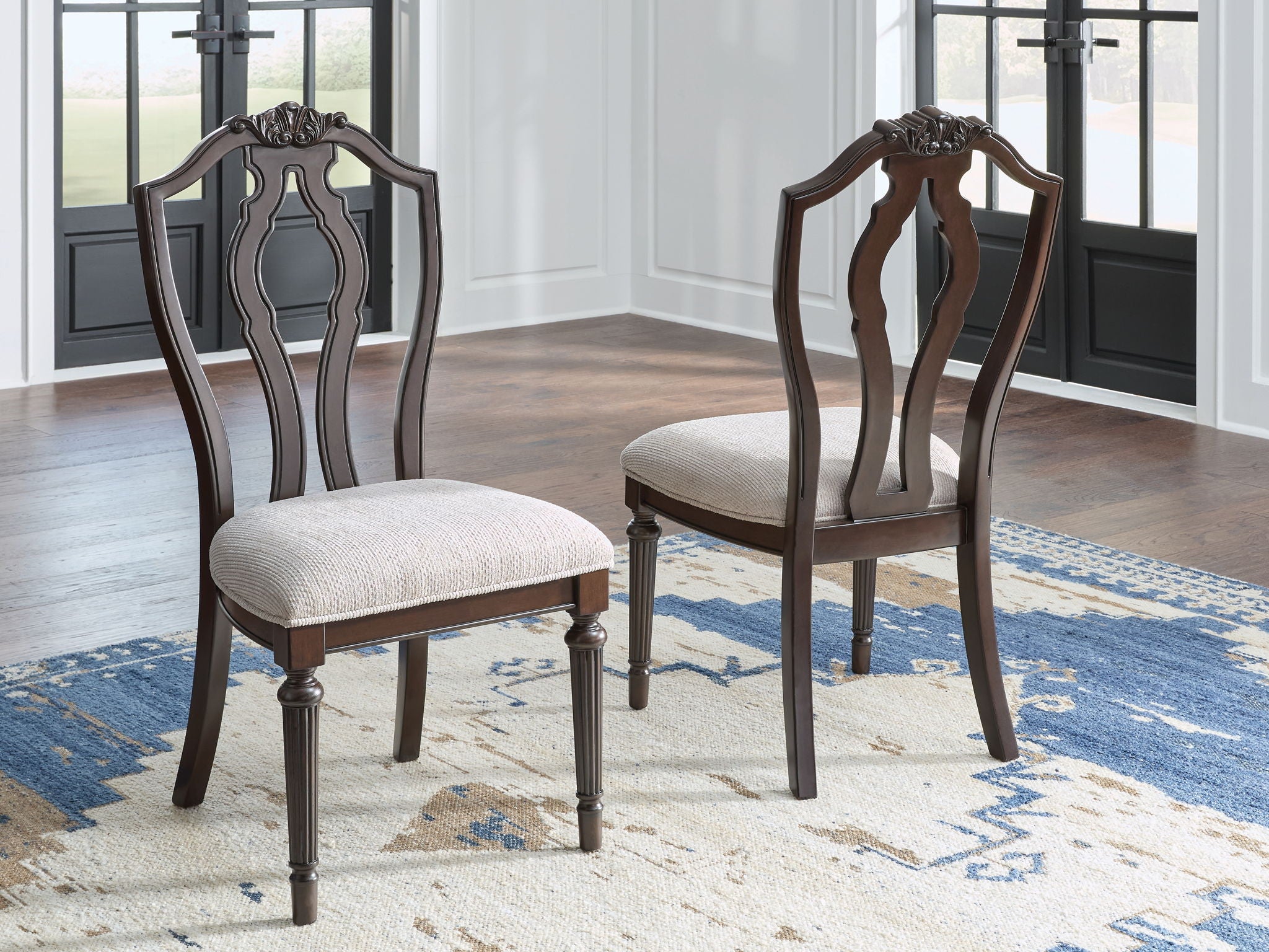 Lavinton - Tan / Brown - Dining Upholstered Side Chair (Set of 2) - Urban Living Furniture (Los Angeles, CA)