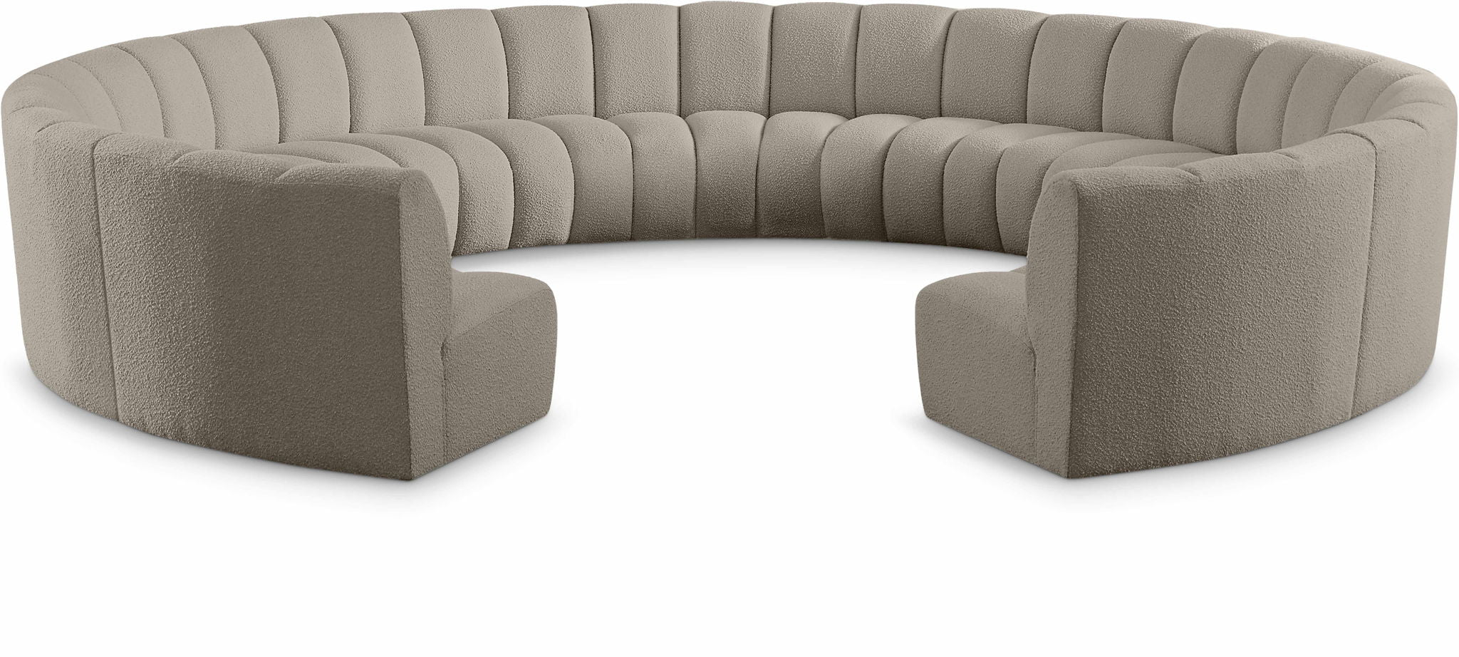 Infinity - 11 Piece Boucle Modular Sectional - Urban Living Furniture (Los Angeles, CA)