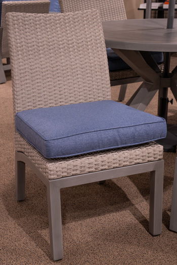 Half Moon Beach - Blue / Gray - Side Chair With Cushion (Set of 2) - Urban Living Furniture (Los Angeles, CA)