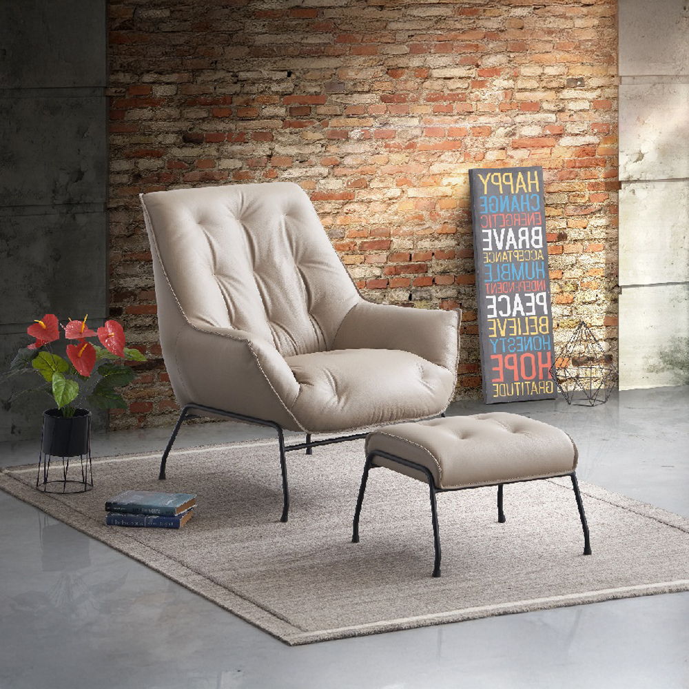 Zusa - Accent Chair & Ottoman - Urban Living Furniture (Los Angeles, CA)
