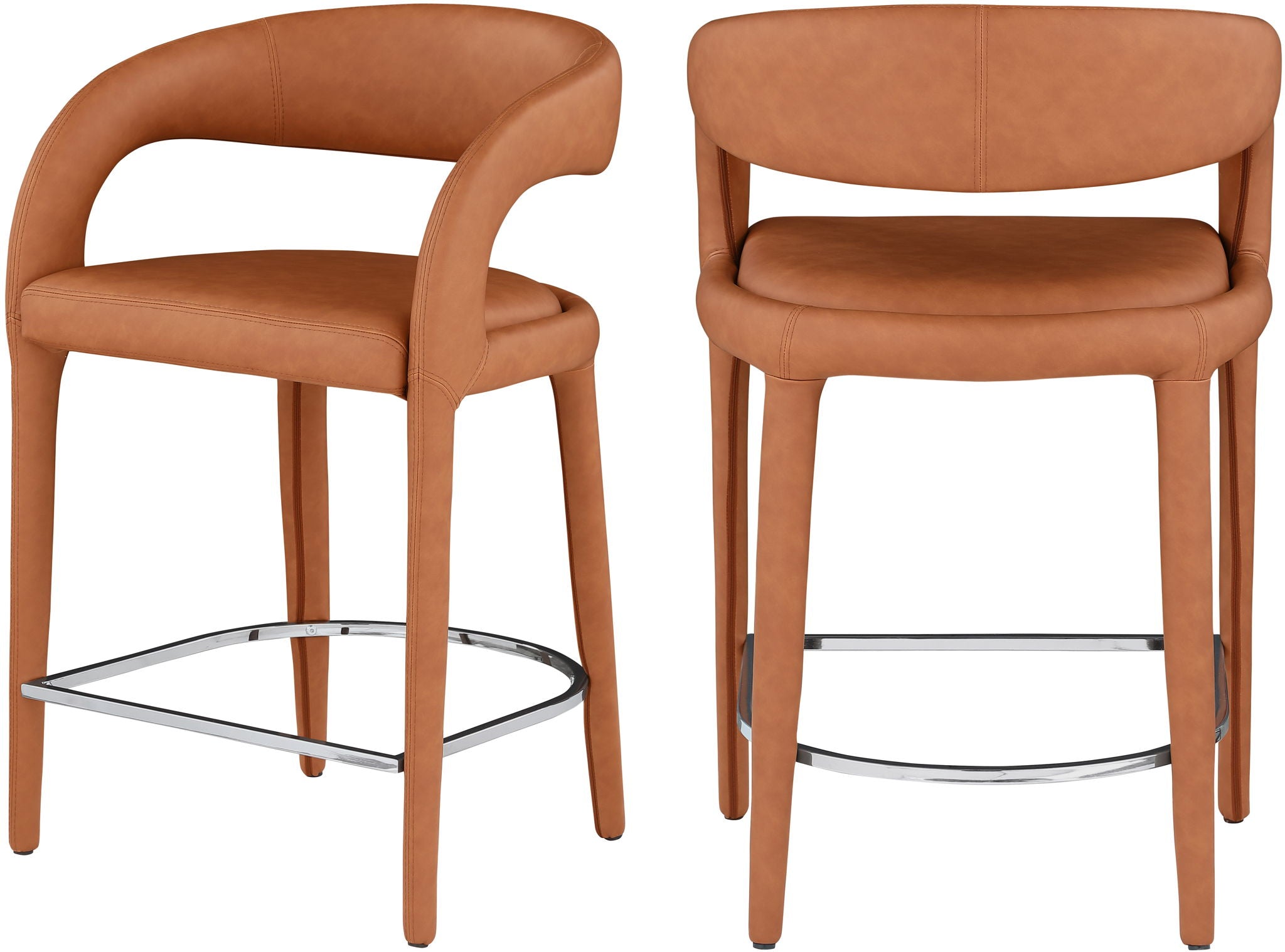 Sylvester - Stool - Cognac - Urban Living Furniture (Los Angeles, CA)
