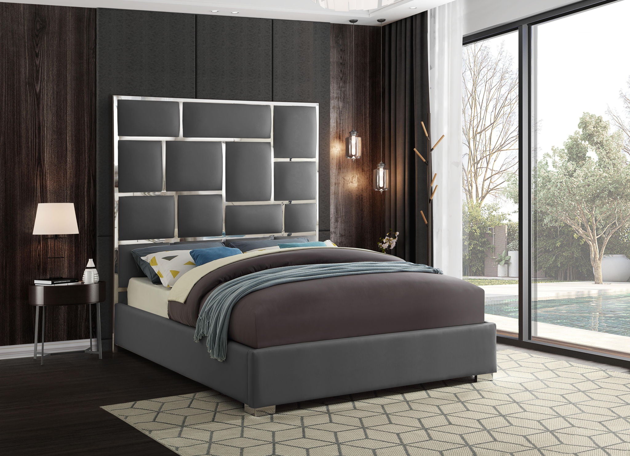 Milan - Bed - Urban Living Furniture (Los Angeles, CA)