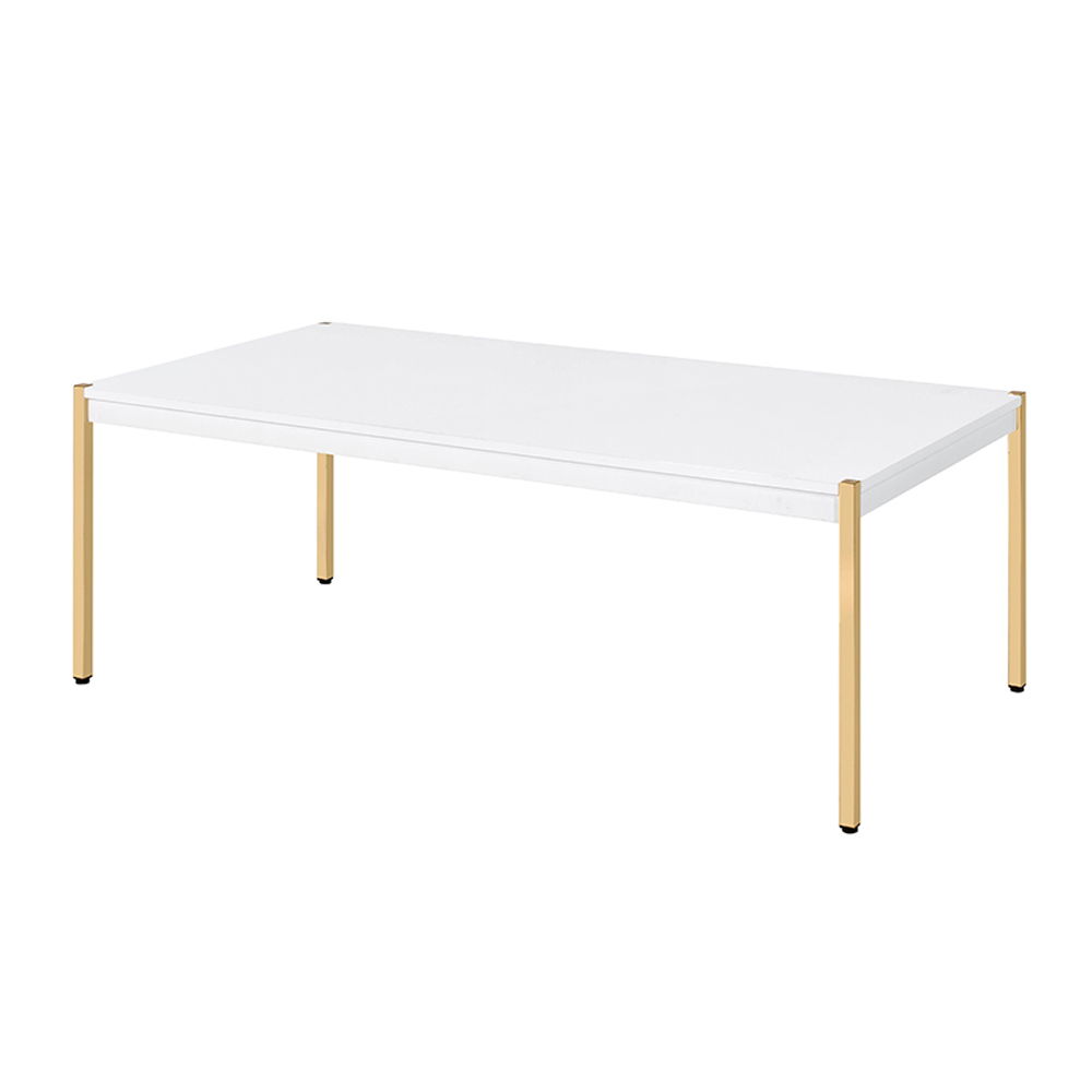 Otrac - Coffee Table - White & Gold - Urban Living Furniture (Los Angeles, CA)